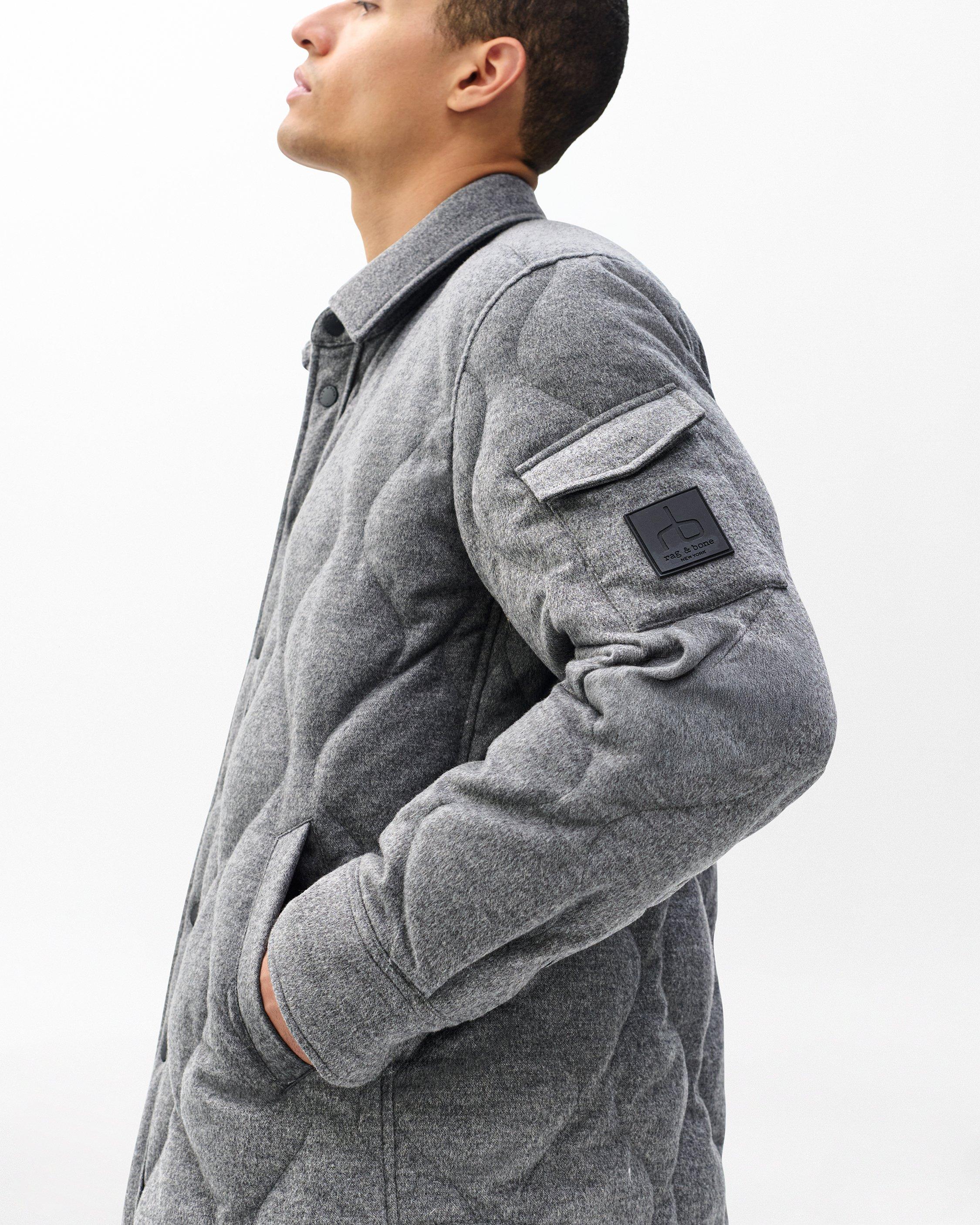 Dane Wool-Cashmere Quilted Shirt Jacket image number 5