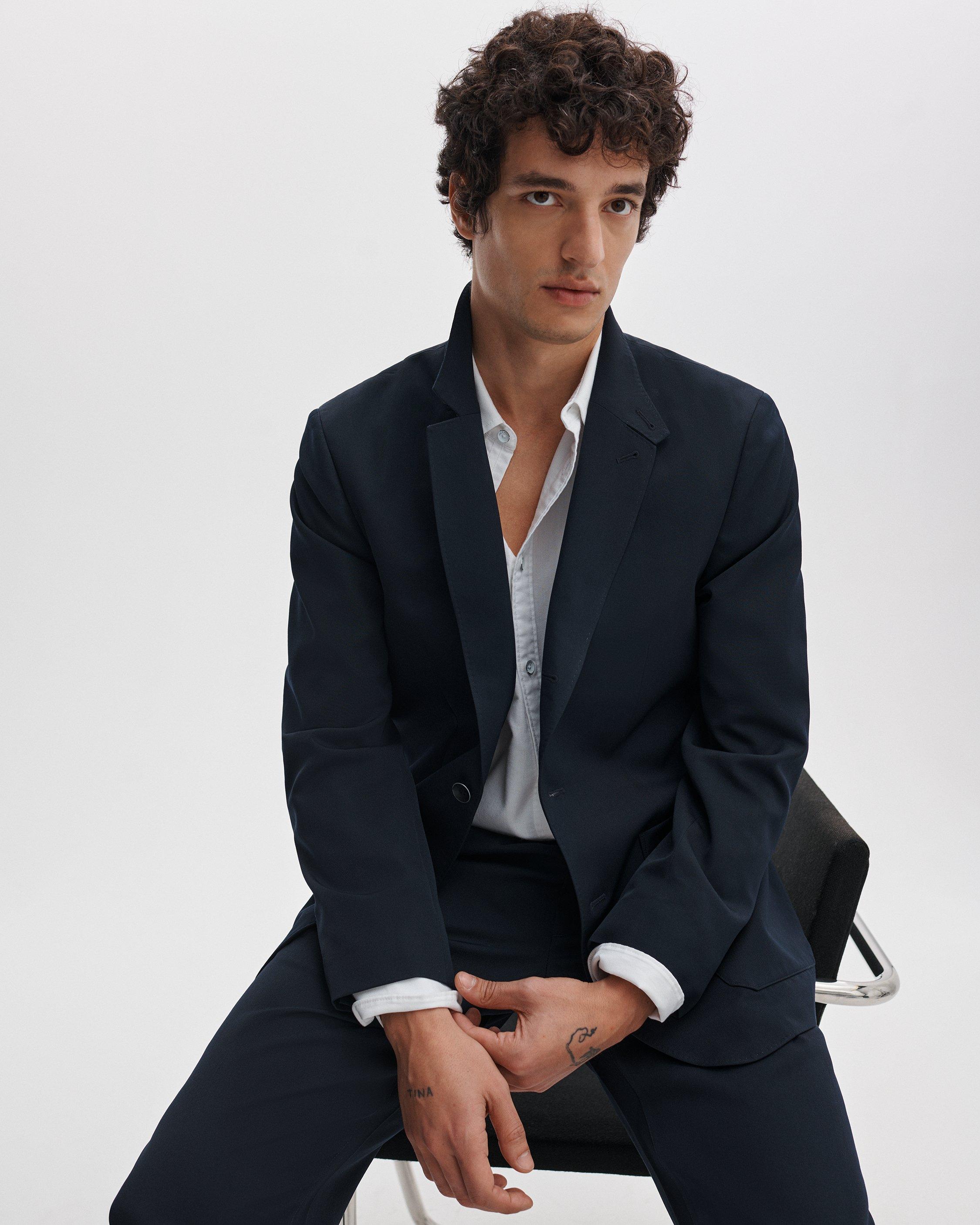 Vincent Japanese Wool Gabardine Blazer image number 4