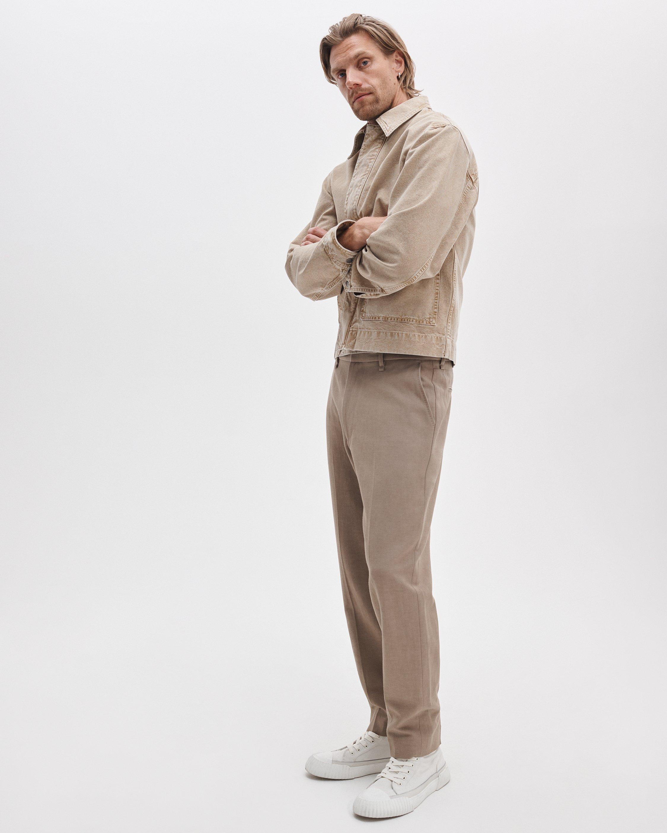 Evan Italian Wool-Blend Trousers image number 2