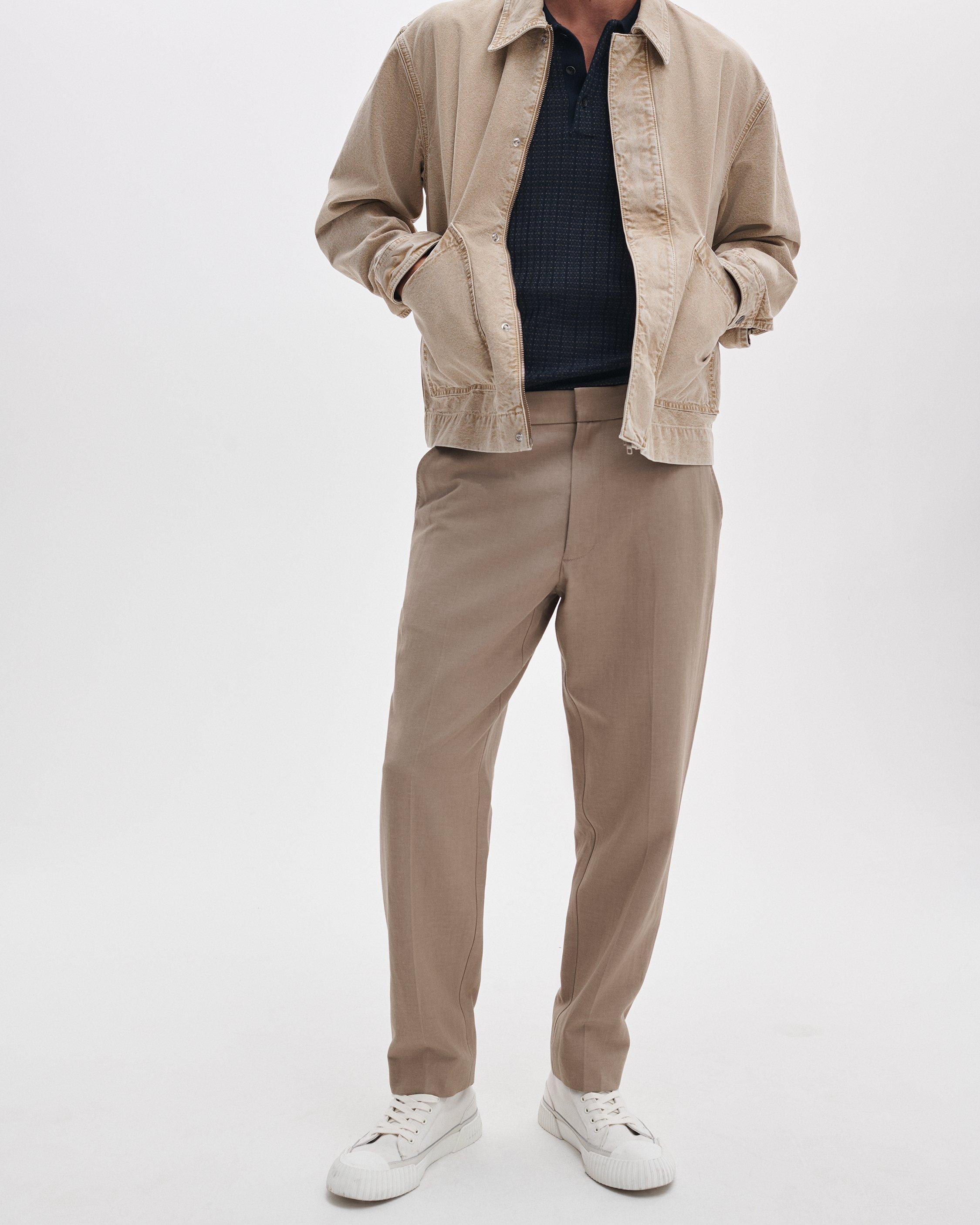 Evan Italian Wool-Blend Trousers image number 2