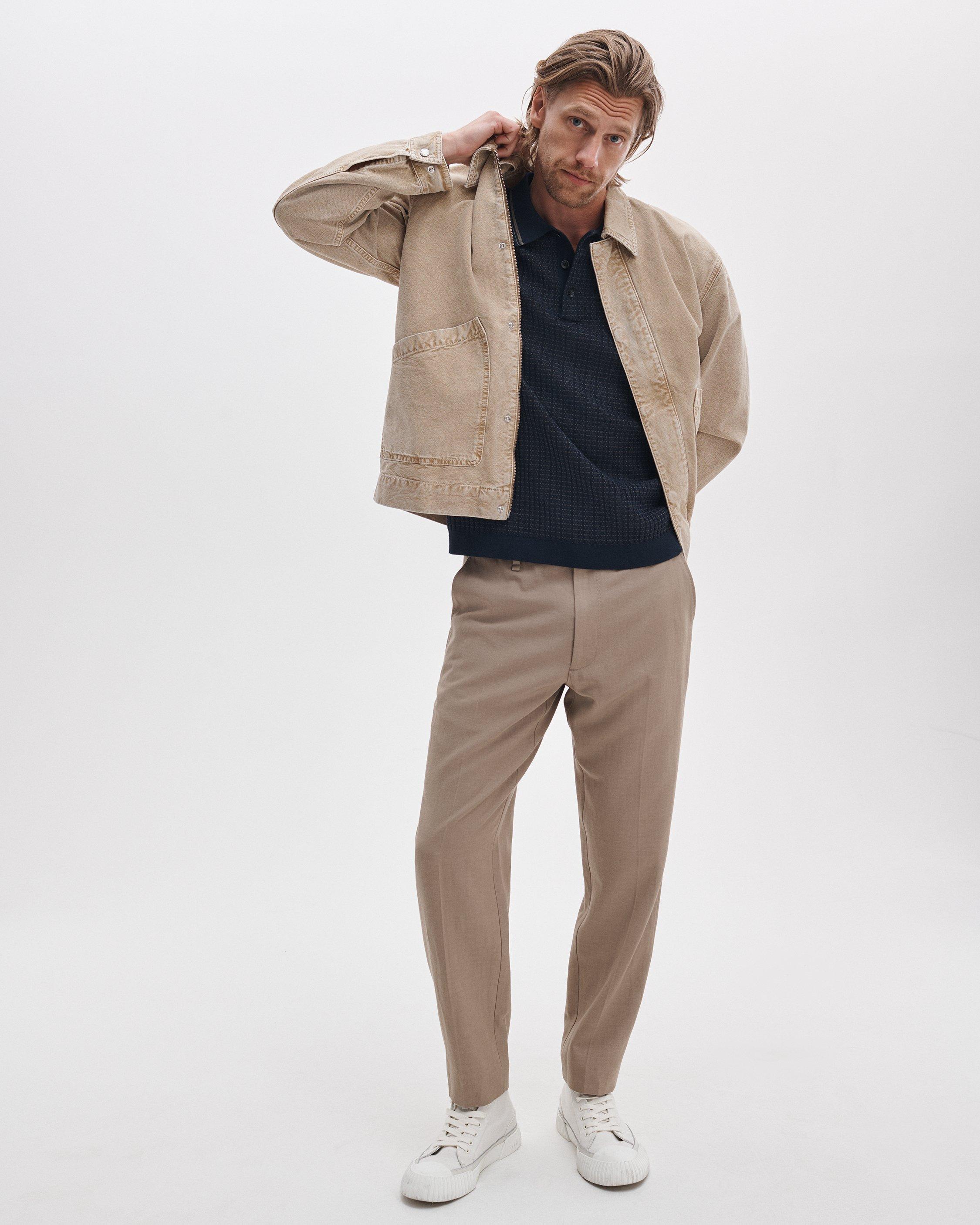 Evan Italian Wool-Blend Trousers image number 4