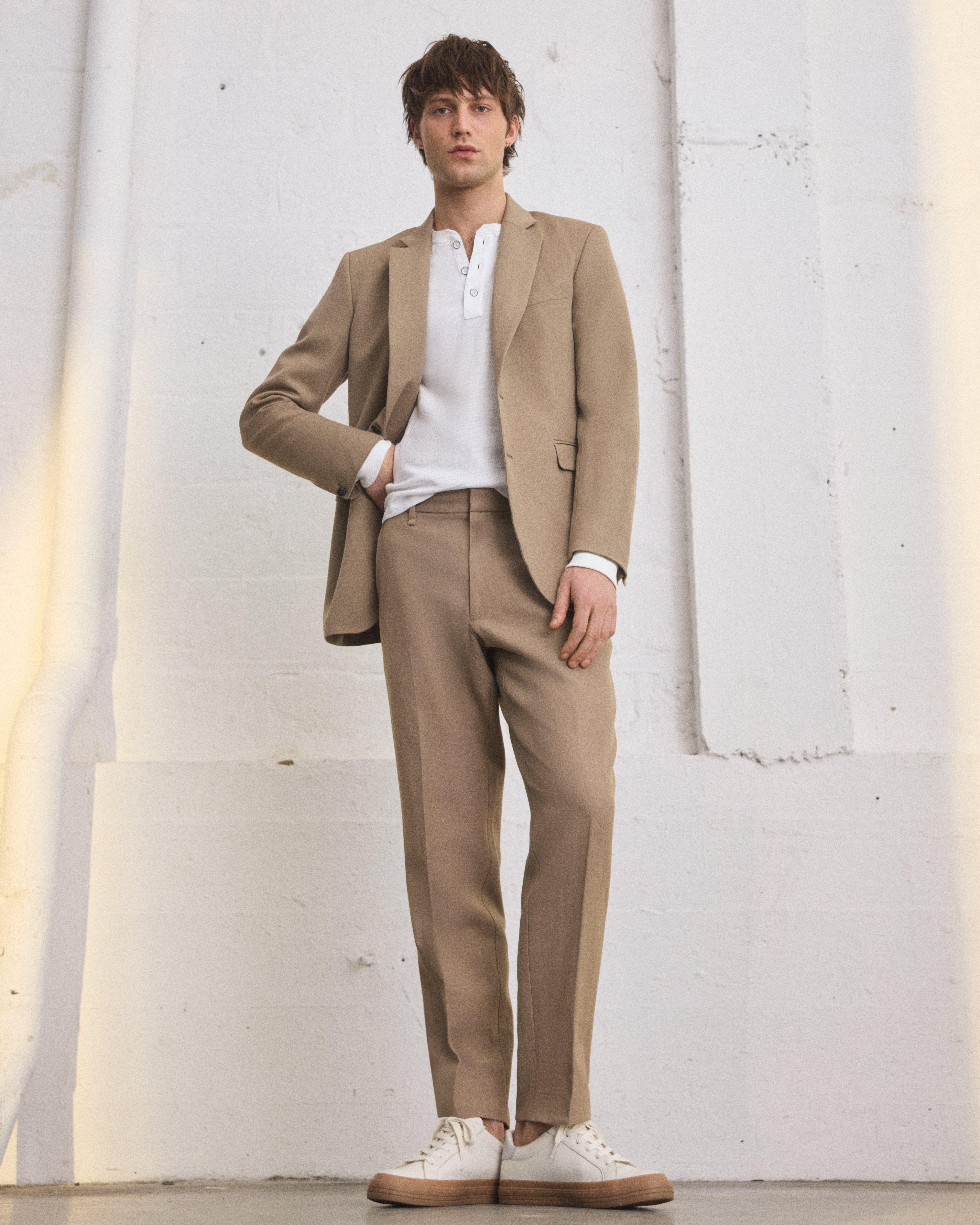 Evan Italian Wool-Blend Trousers image number 6