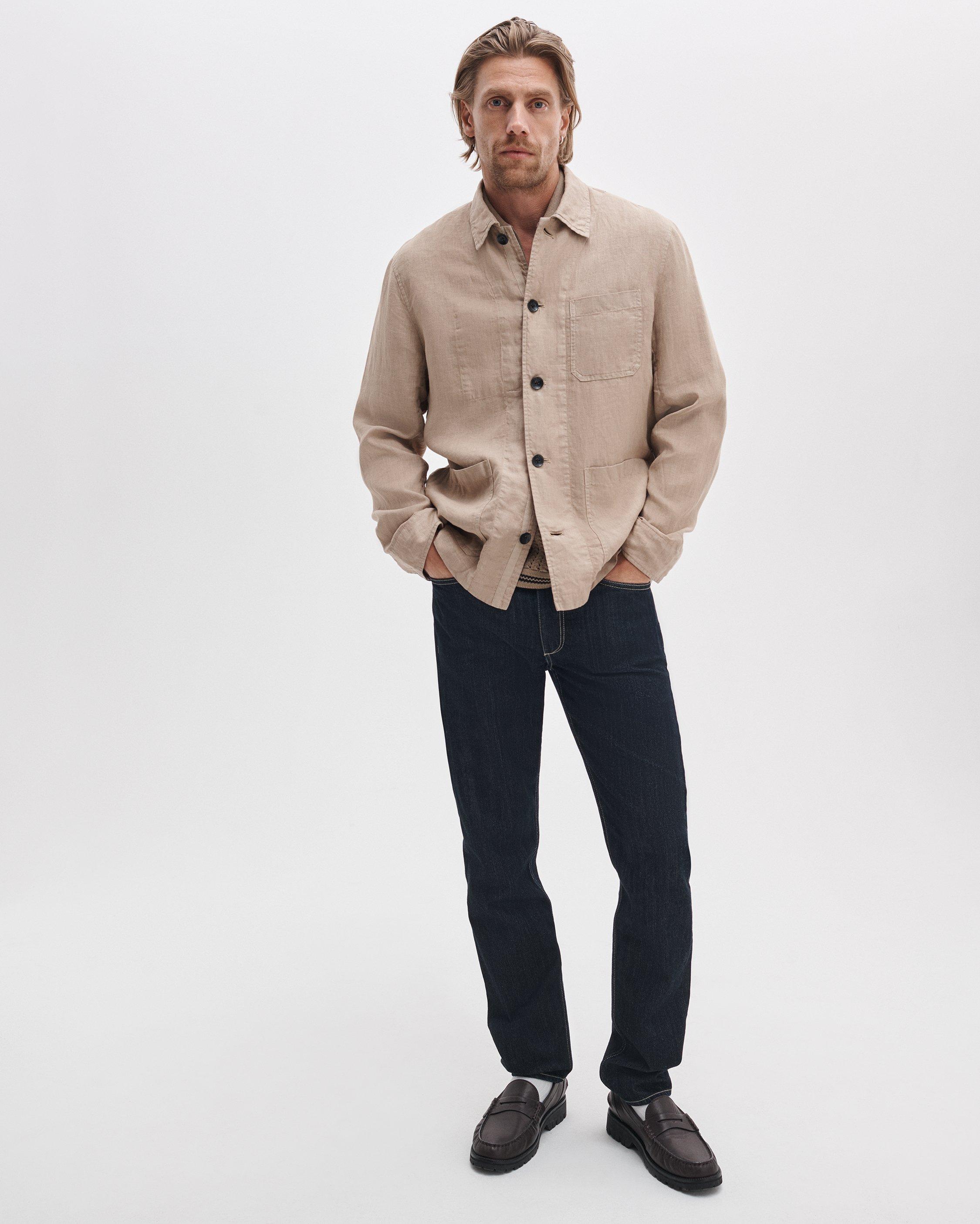 Evan Linen Chore Jacket image number 3