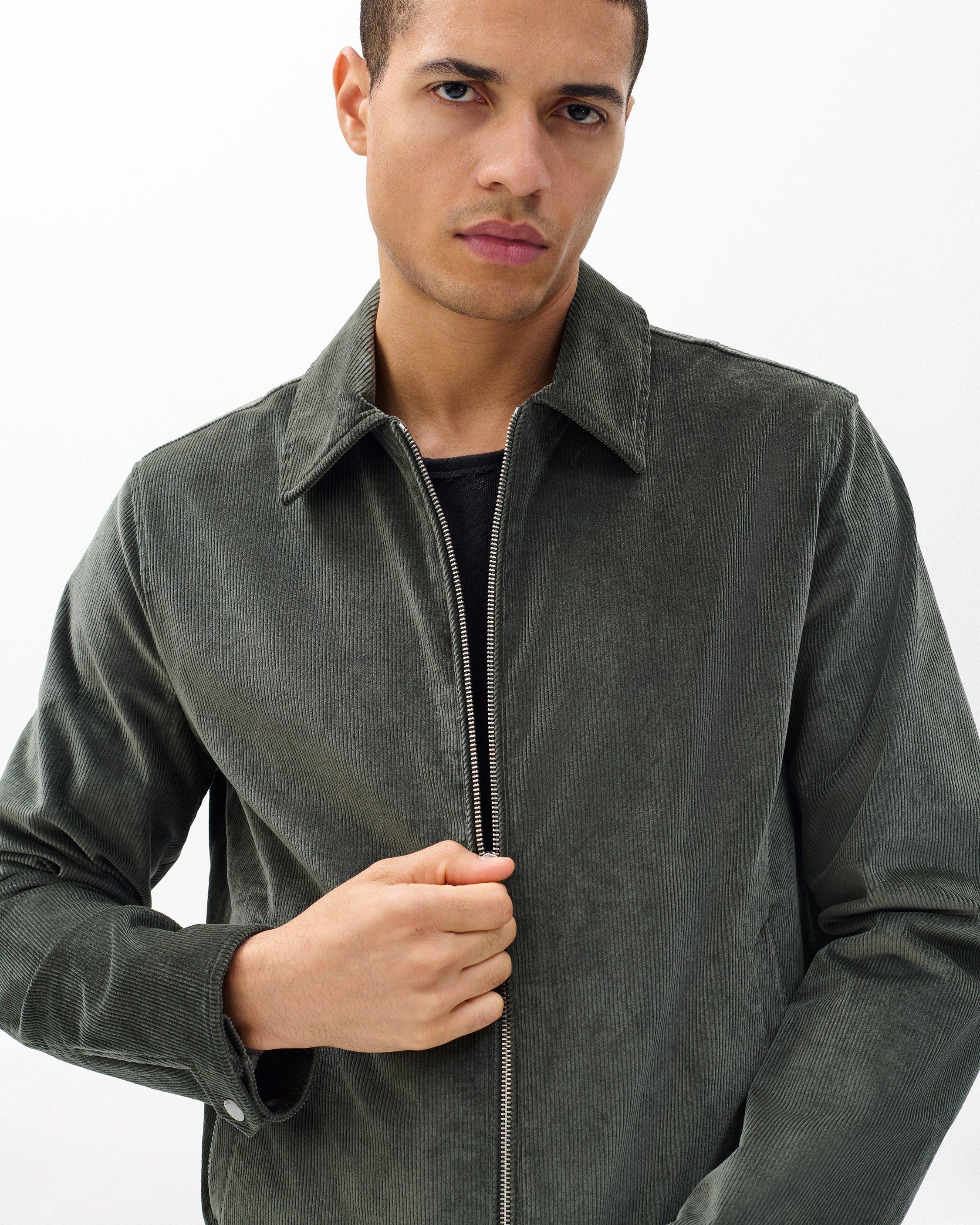 Bone Applique Corduroy Jacket