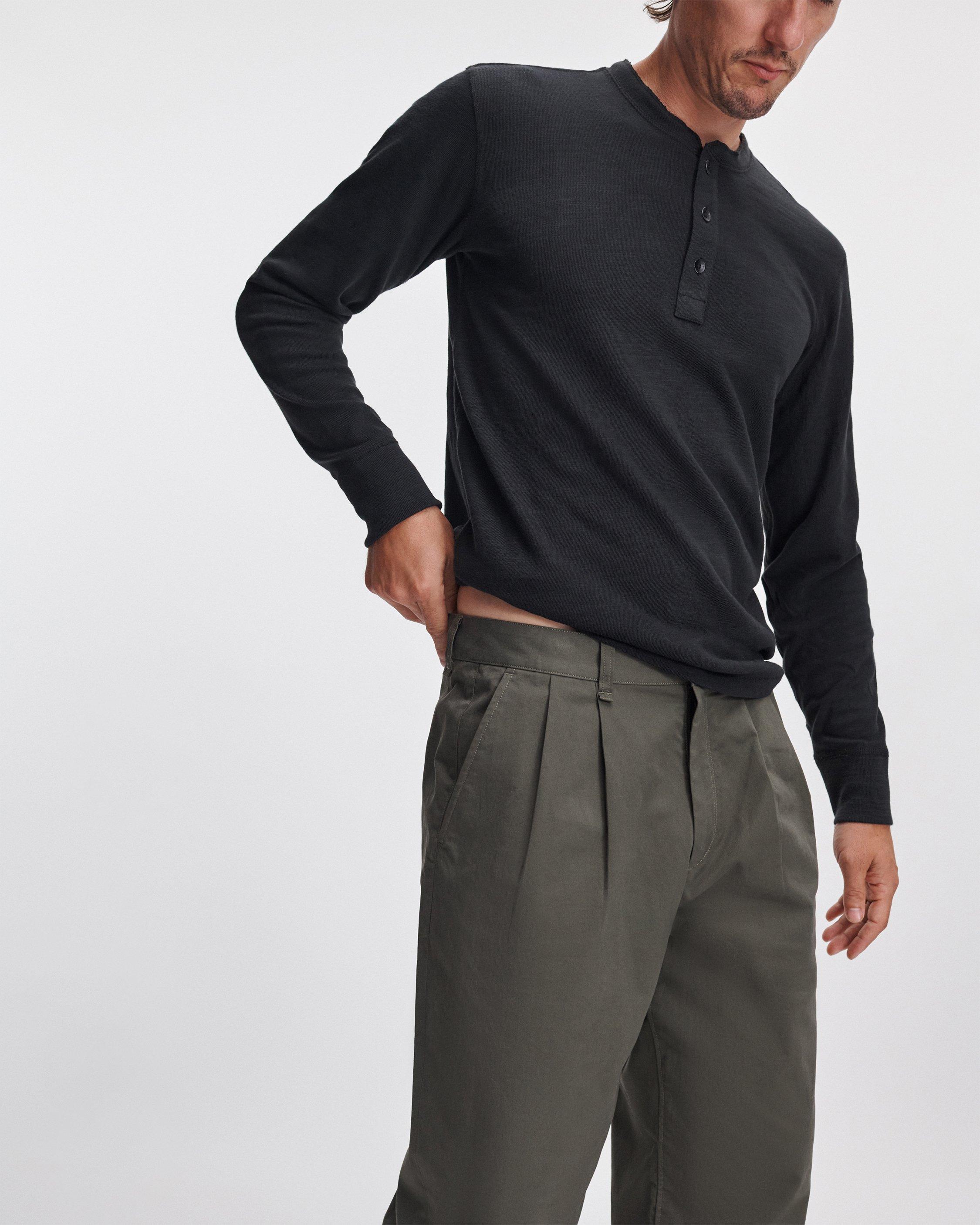 rb Baggy Twill Pleated Chino image number 4