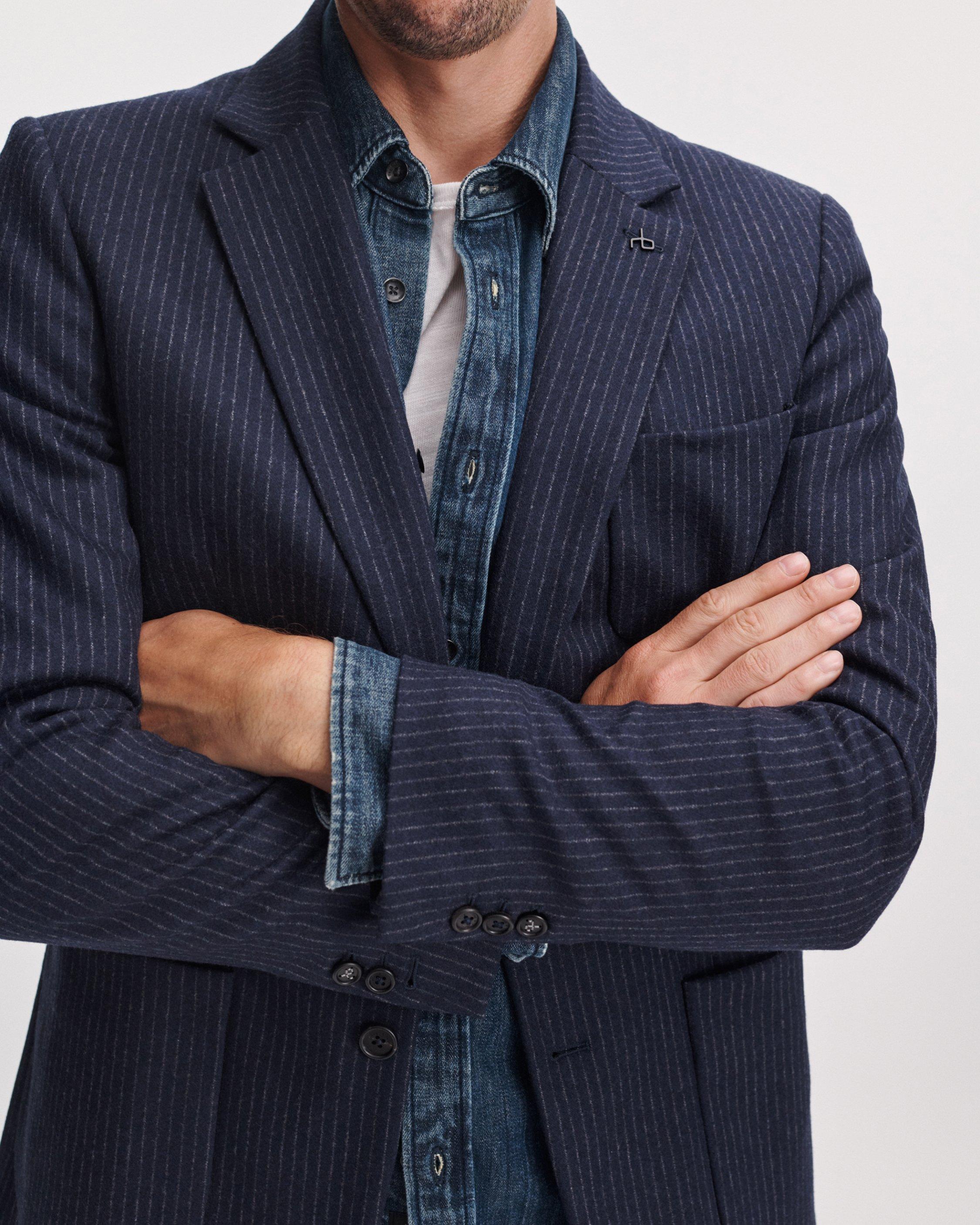 Ashcroft Chalk Stripe Jacket image number 4