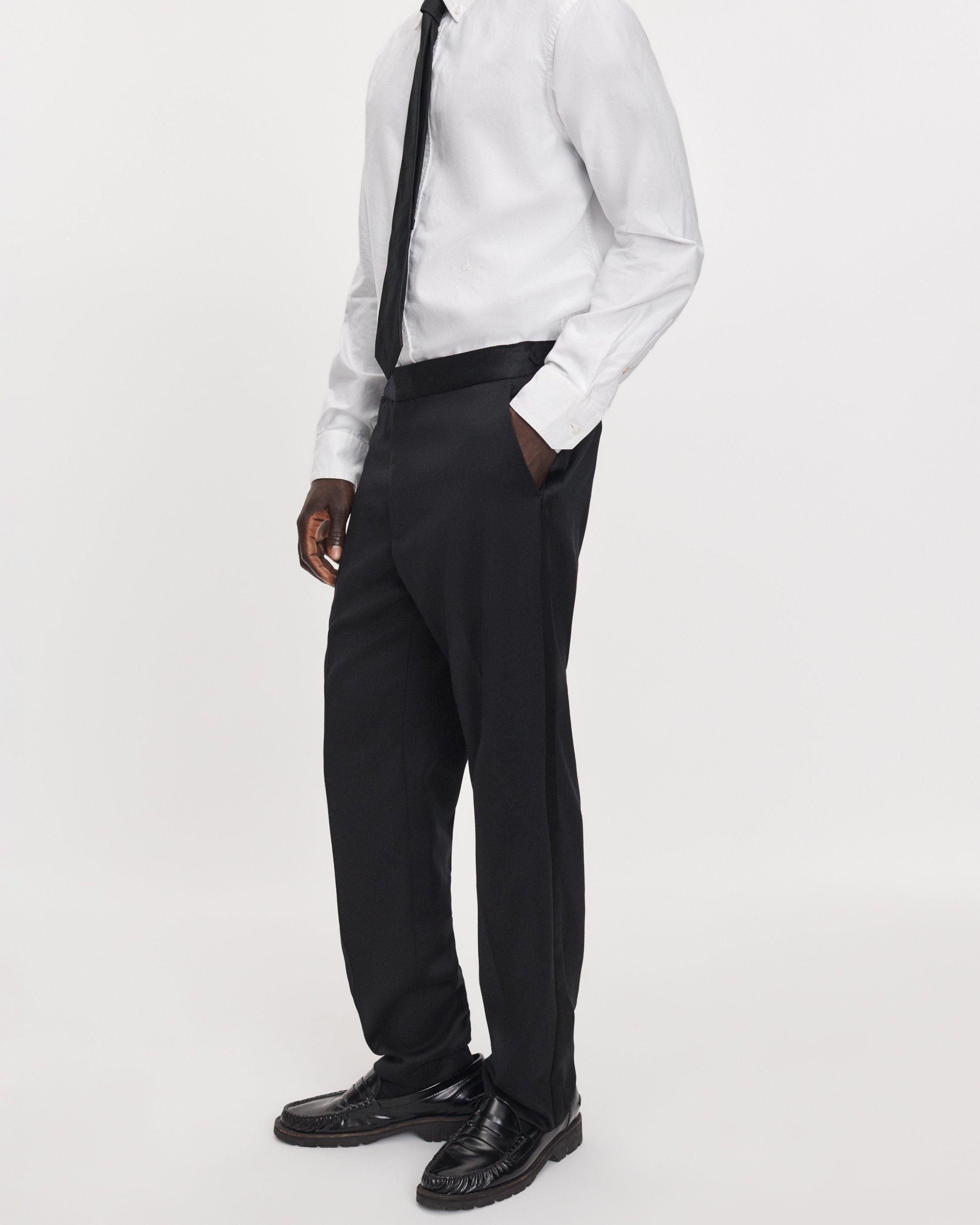 Ashcroft Wool Tuxedo Trouser image number 3