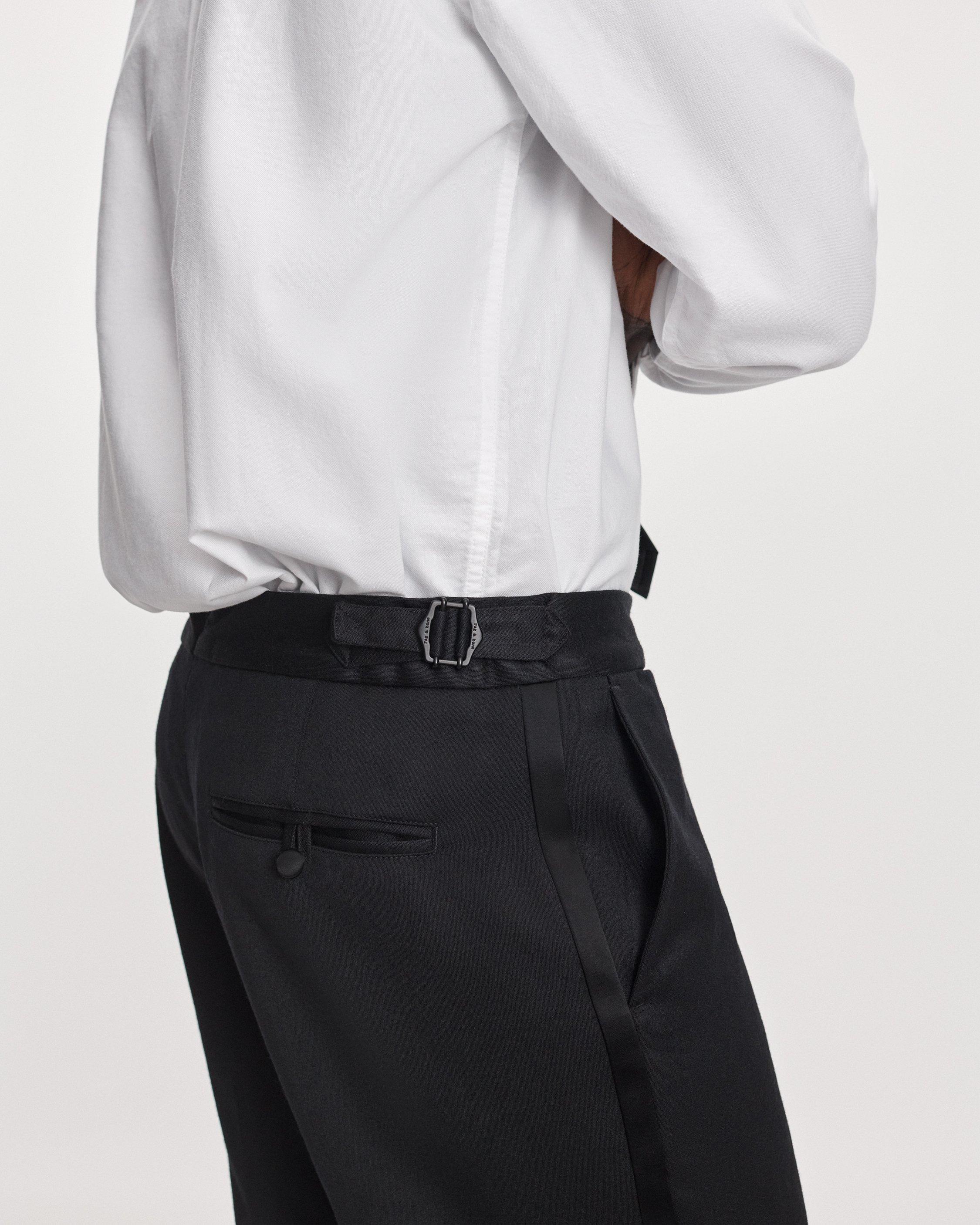 Ashcroft Wool Tuxedo Trouser image number 6