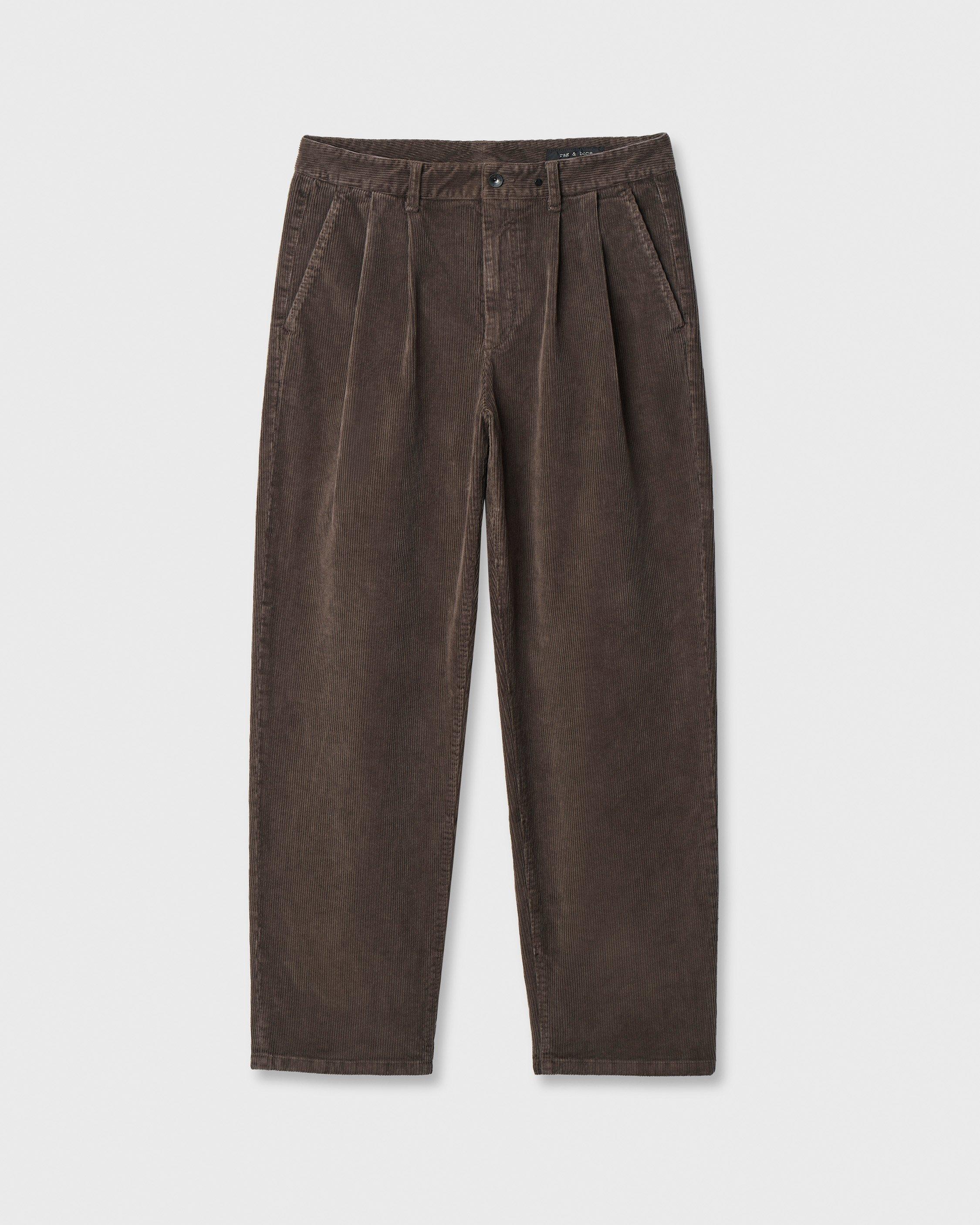 rb Baggy Pleated Corduroy Chino image number 1