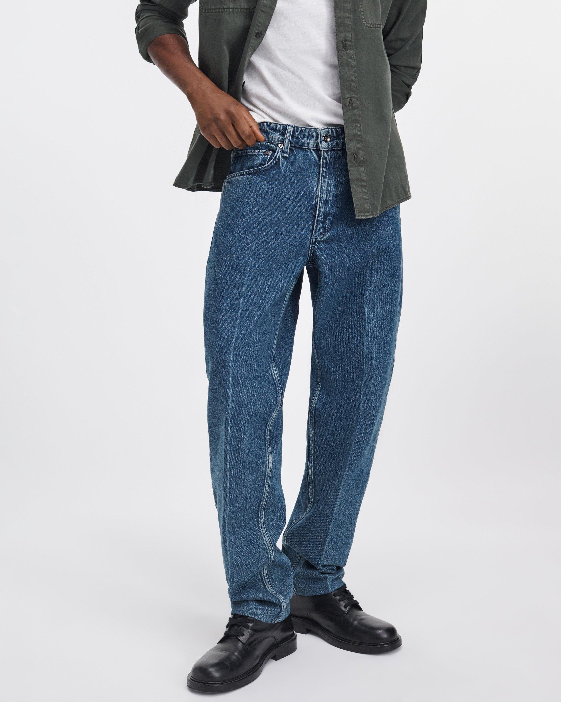 Fit 4 Creased Straight Jean image number 3