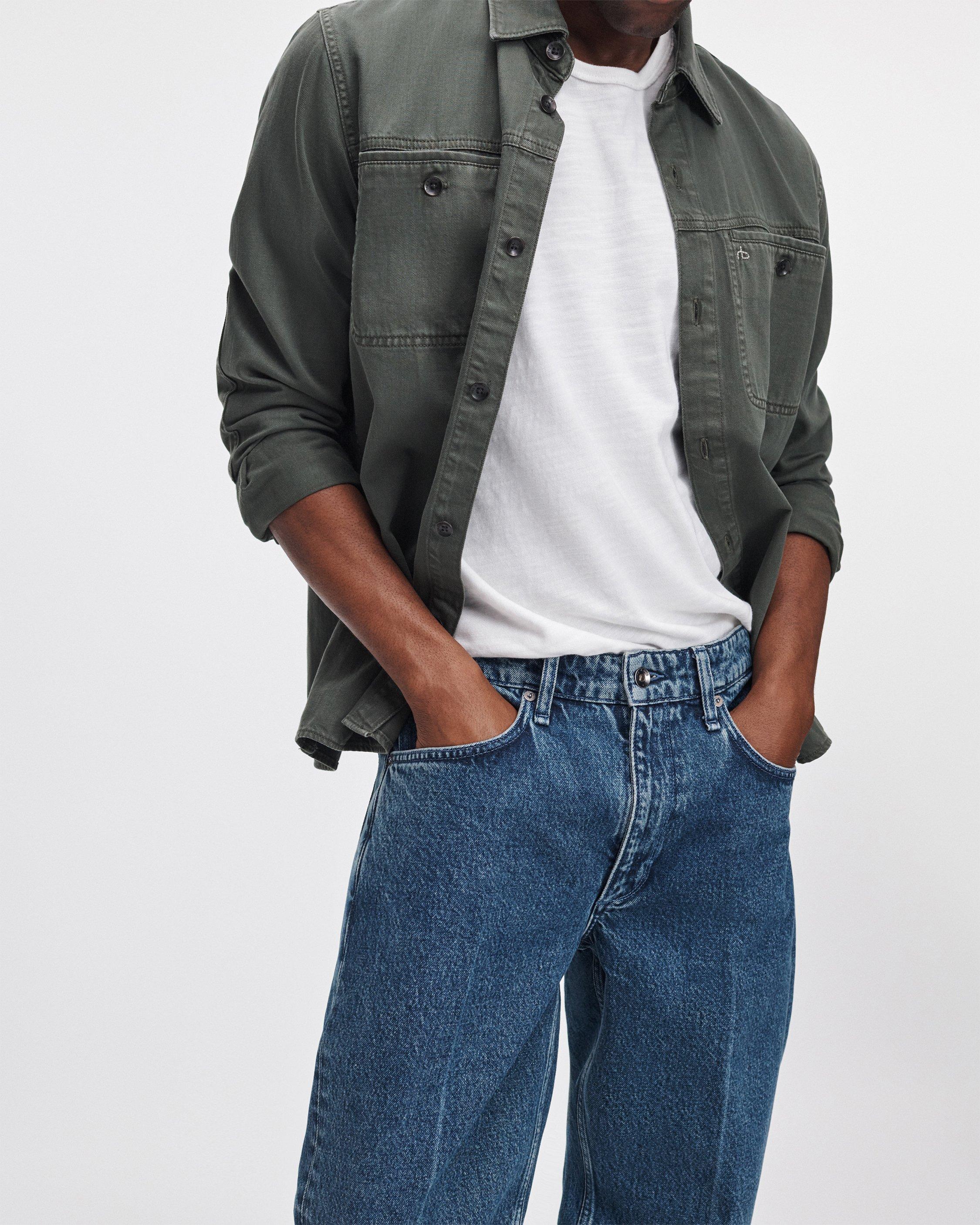 Fit 4 Creased Straight Jean image number 4