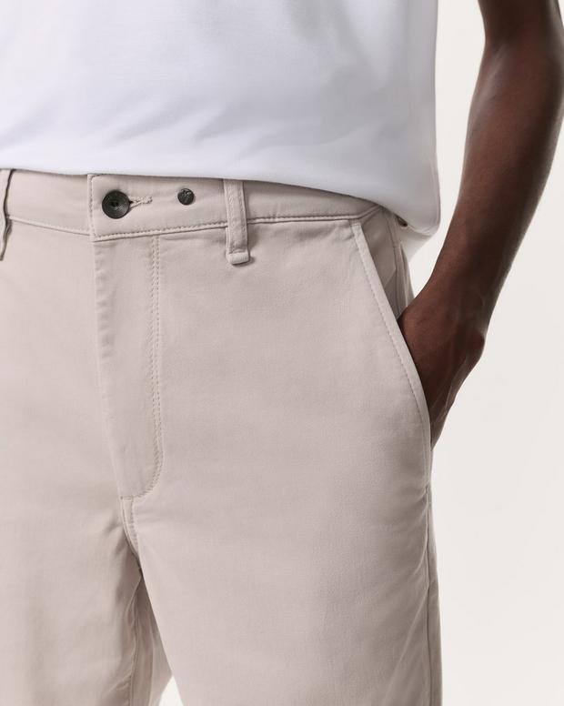 Fit 2 Slim Fit Stretch Cotton Twill Chino Pants - Natural Fit 2 Slim Fit Stretch Cotton Twill Chino Pants - Natural