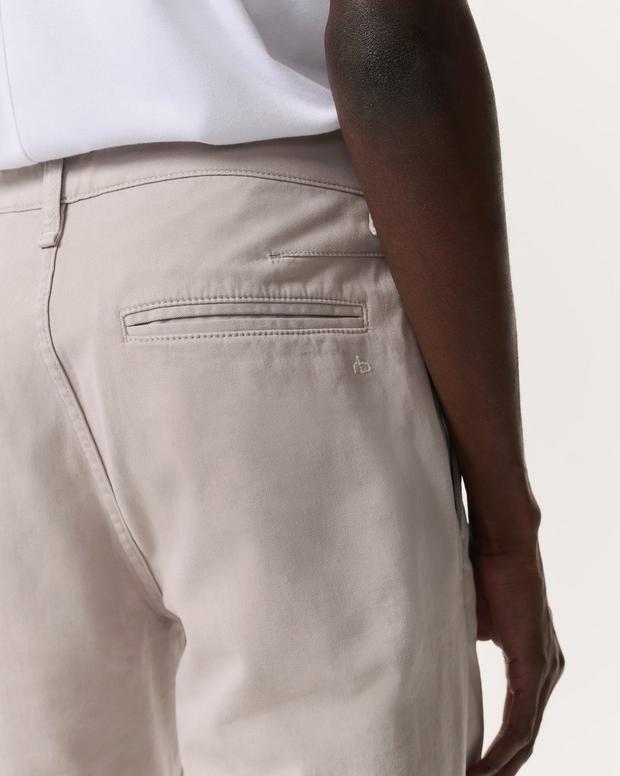 Fit 2 Slim Fit Stretch Cotton Twill Chino Pants - Natural Fit 2 Slim Fit Stretch Cotton Twill Chino Pants - Natural