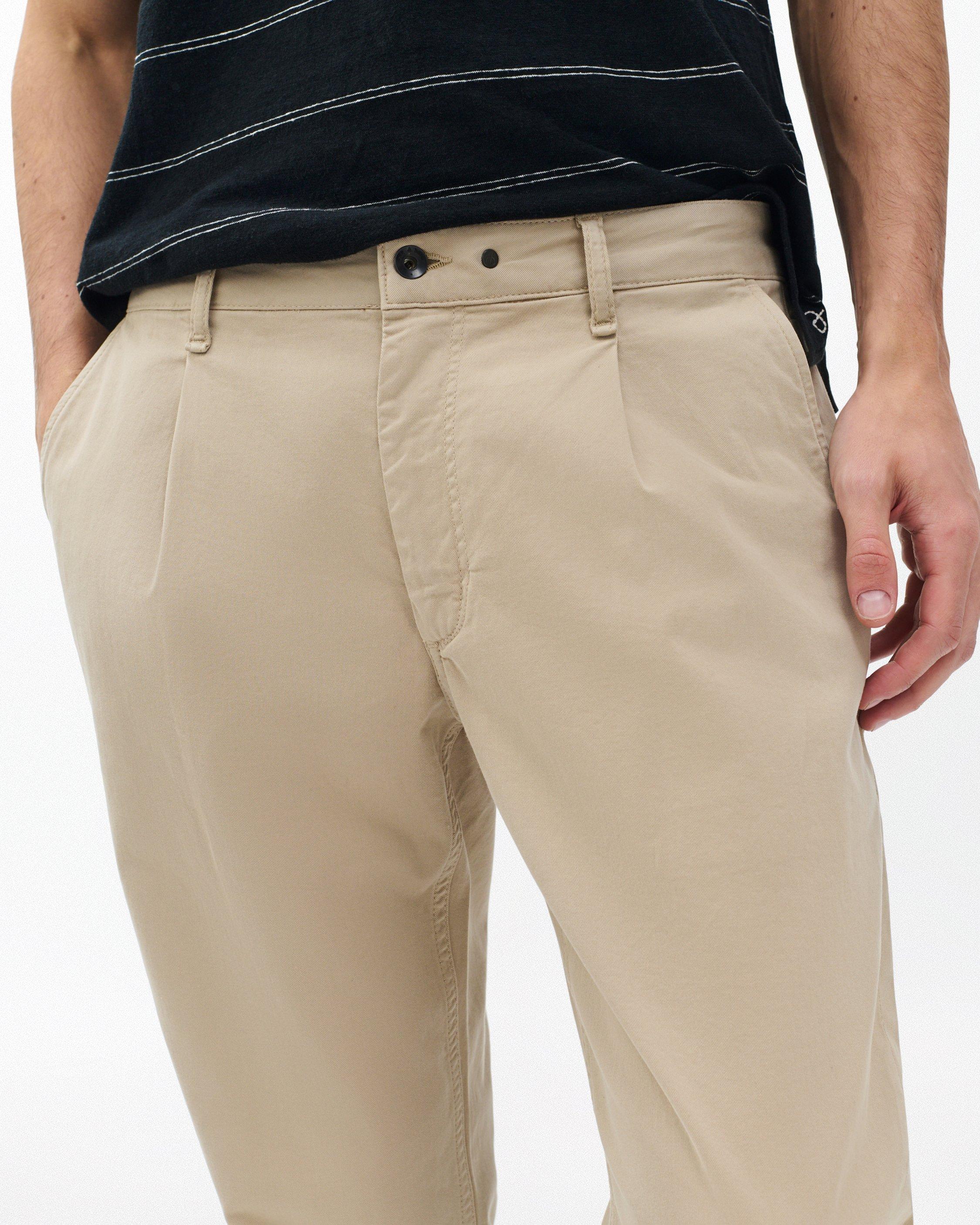 Evan Pleated Stretch Twill Chinos image number 4