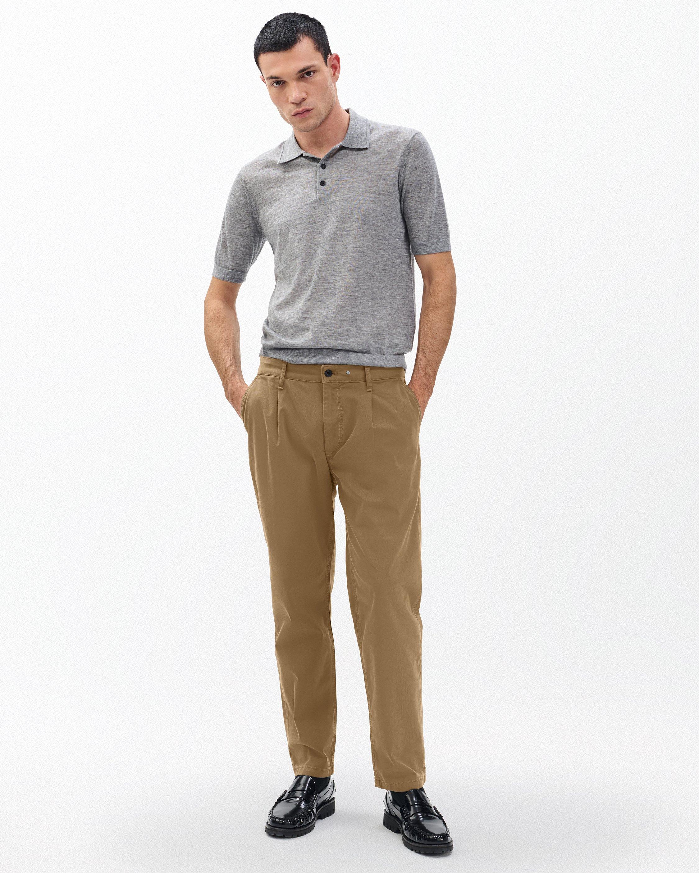 Evan Pleated Stretch Twill Chinos image number 2