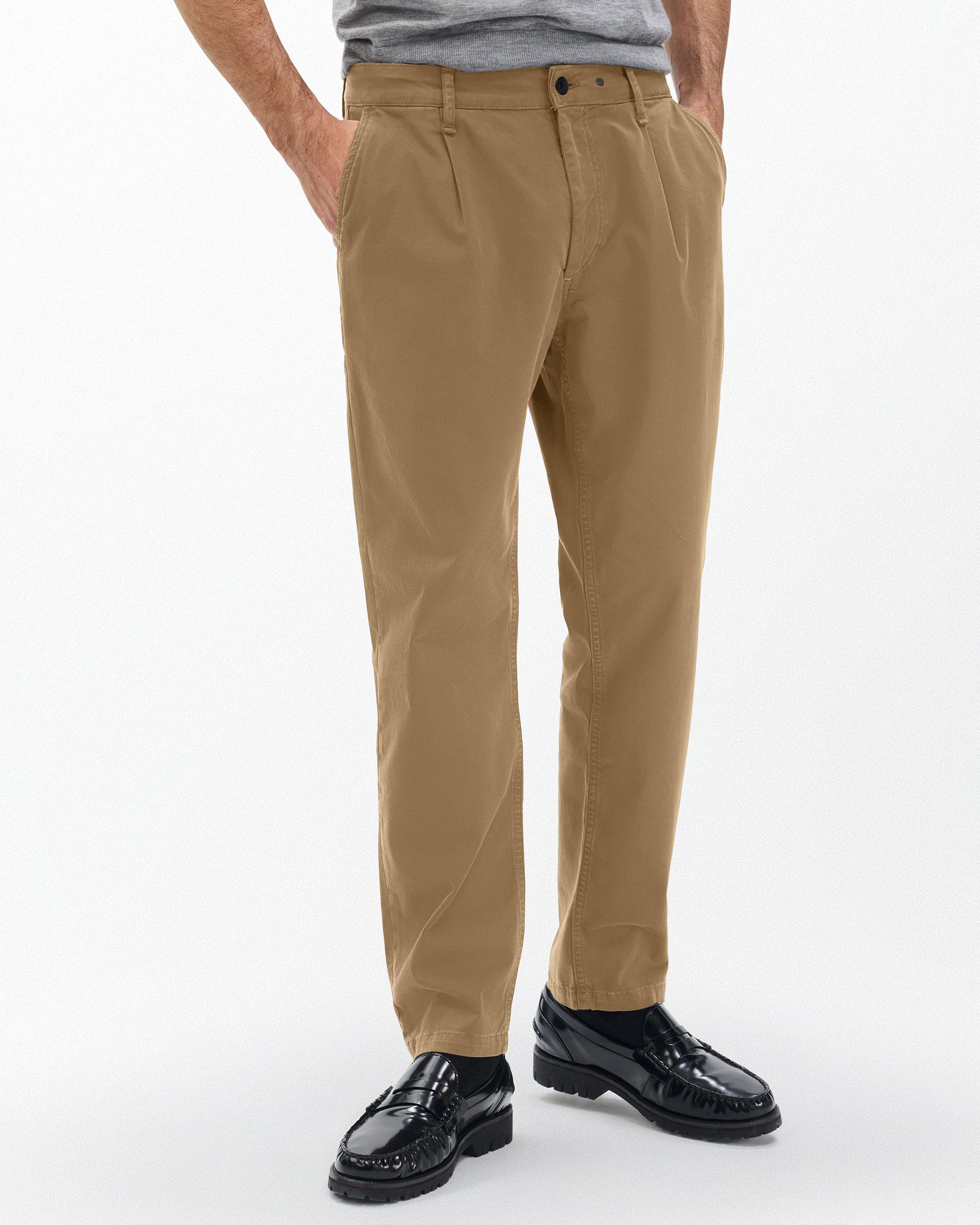 Evan Pleated Stretch Twill Chinos image number 1
