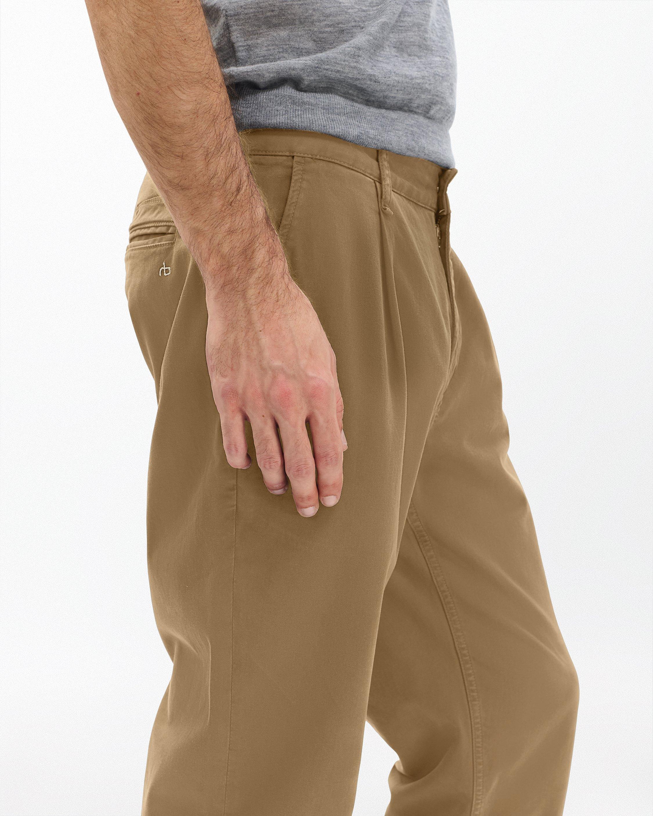 Evan Pleated Stretch Twill Chinos image number 4