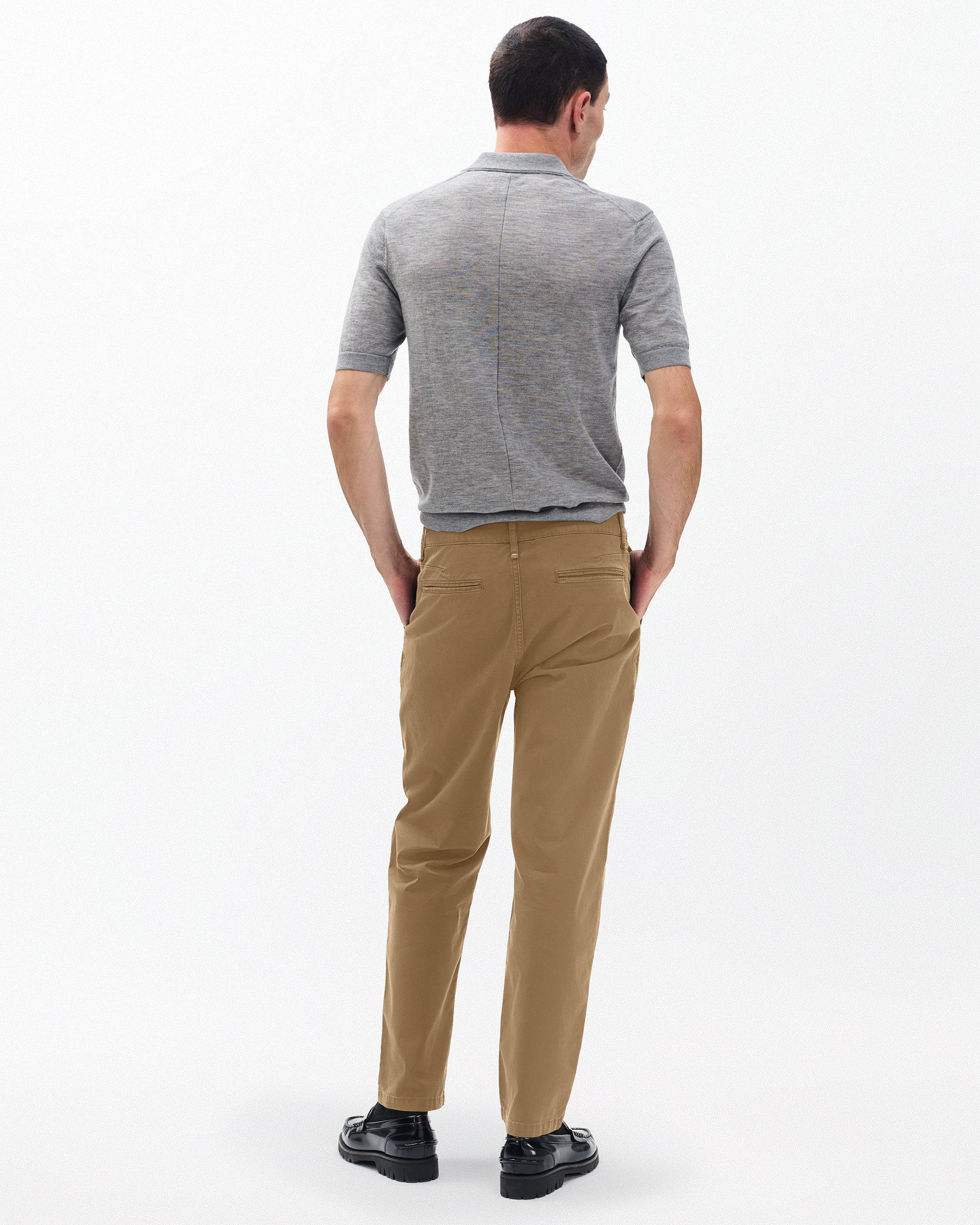 Evan Pleated Stretch Twill Chinos image number 5