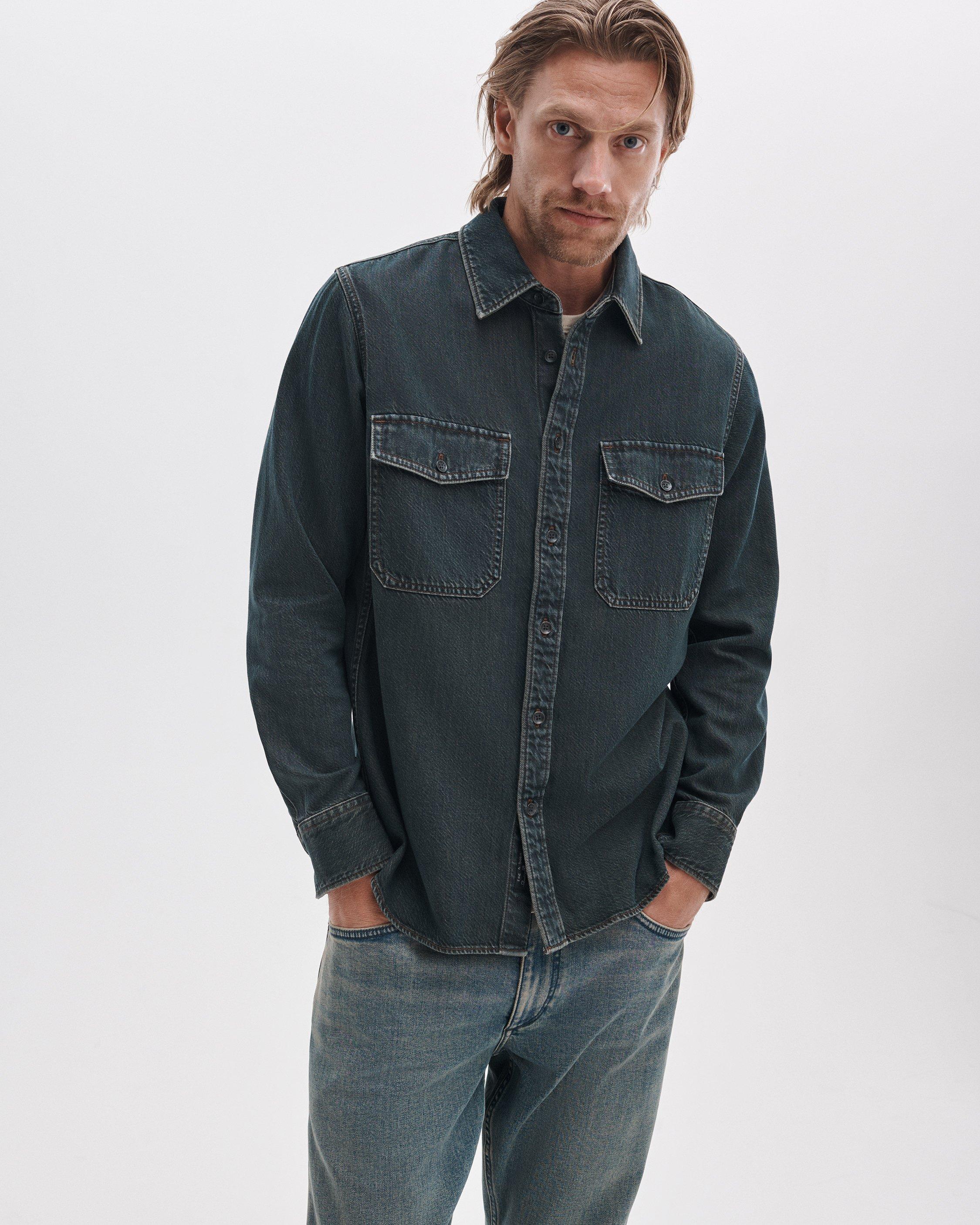 Infuse Denim CPO Overshirt image number 4