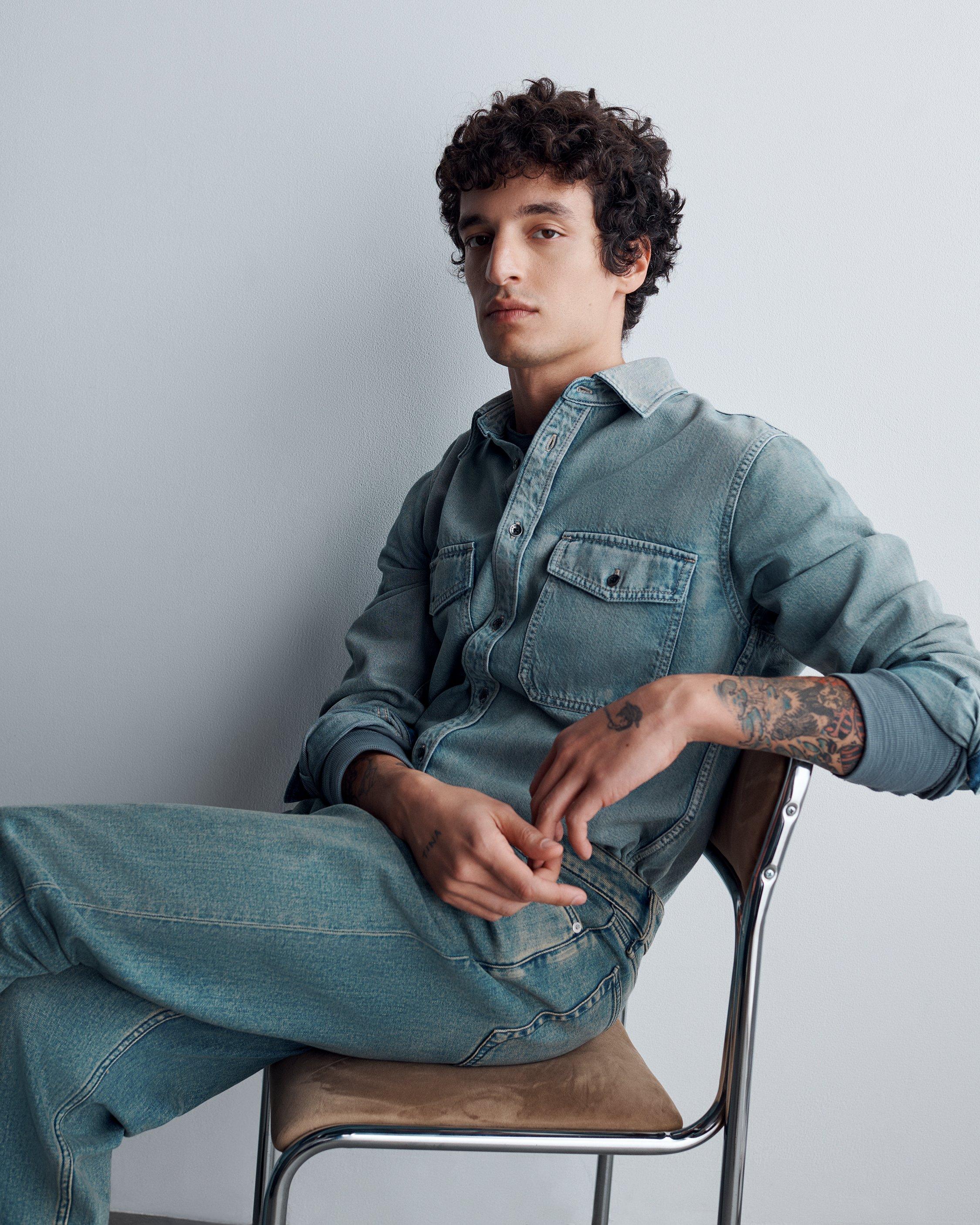 Infuse Denim CPO Overshirt image number 6