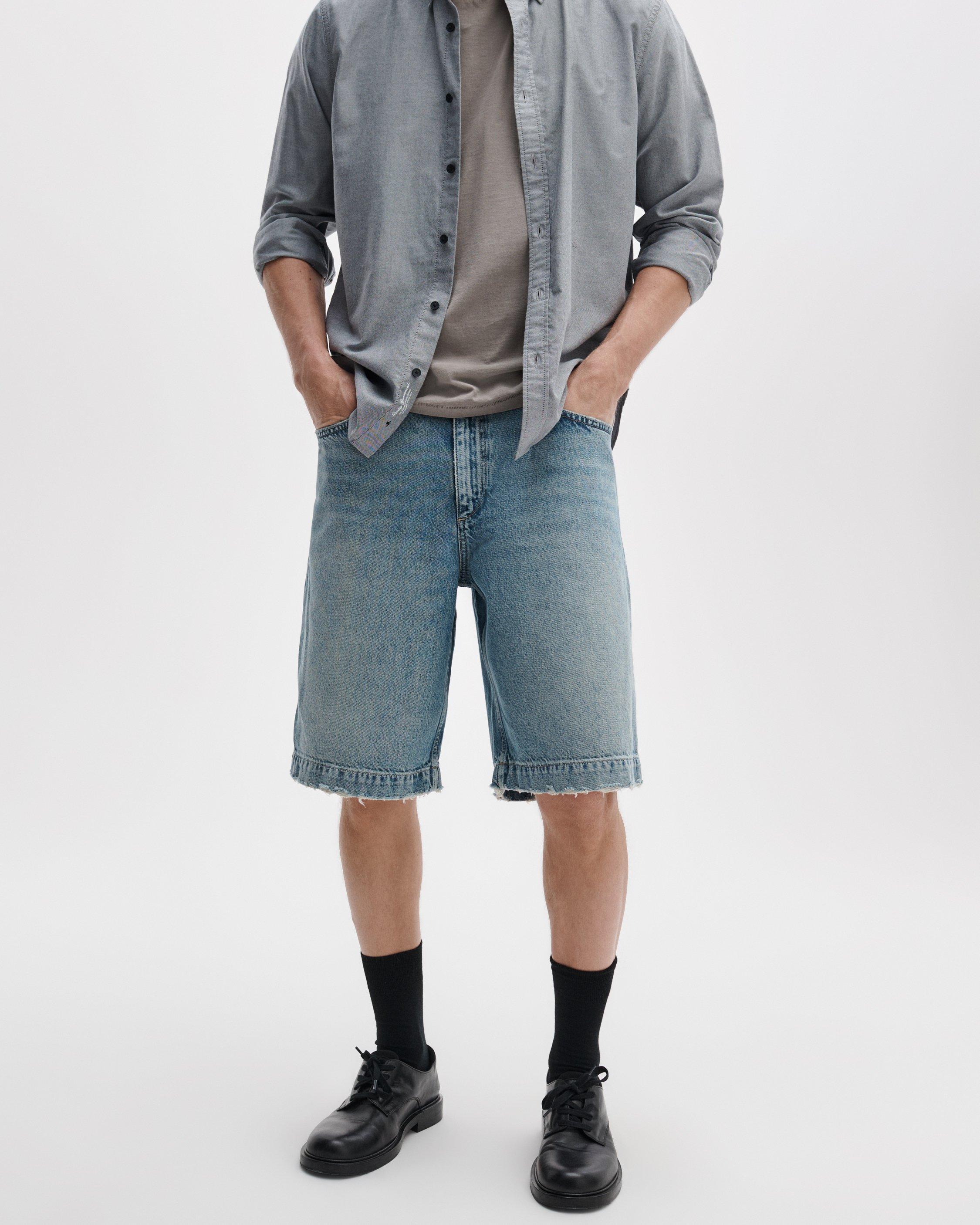 Baggy Denim Shorts image number 3