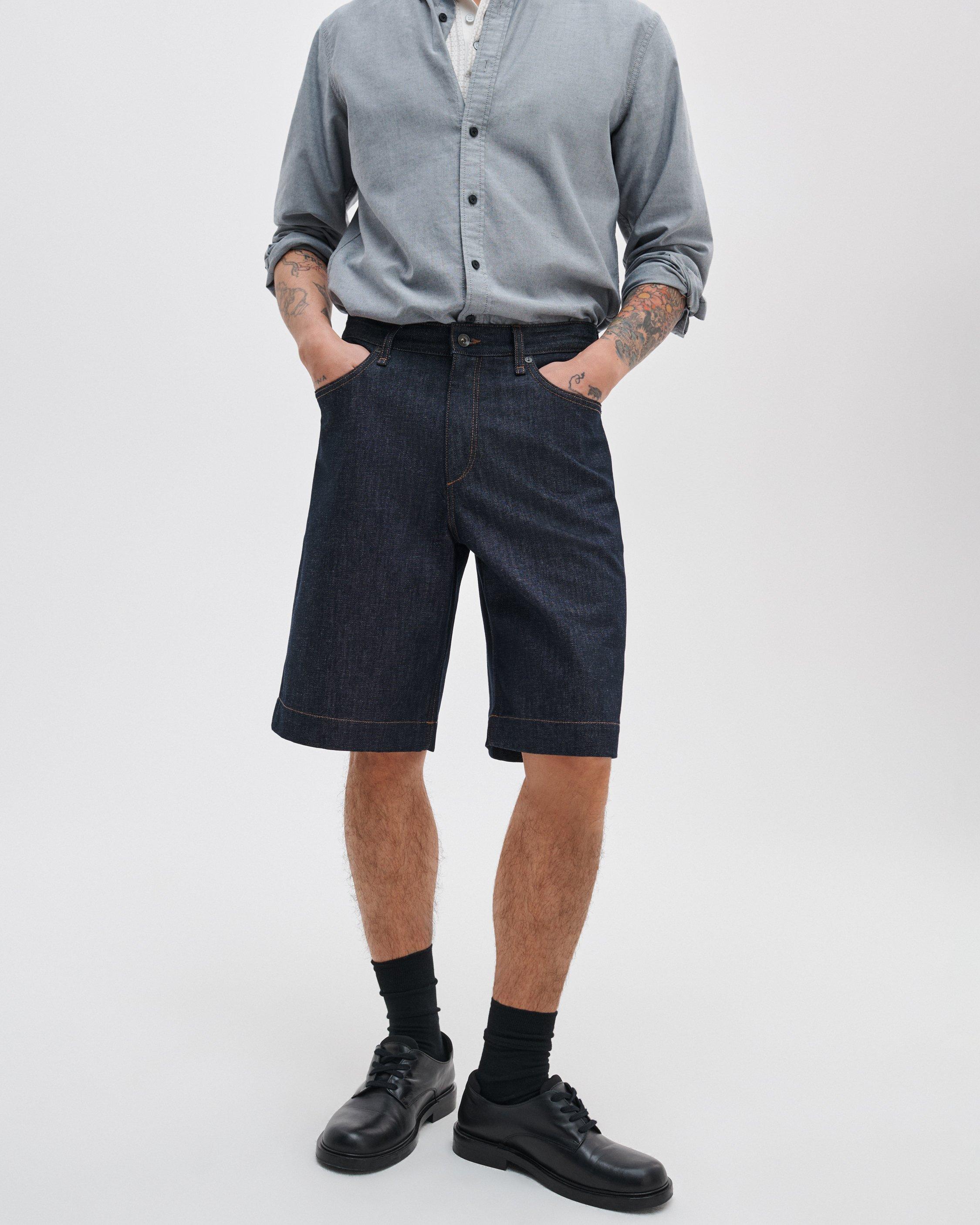 Baggy Denim Shorts image number 3