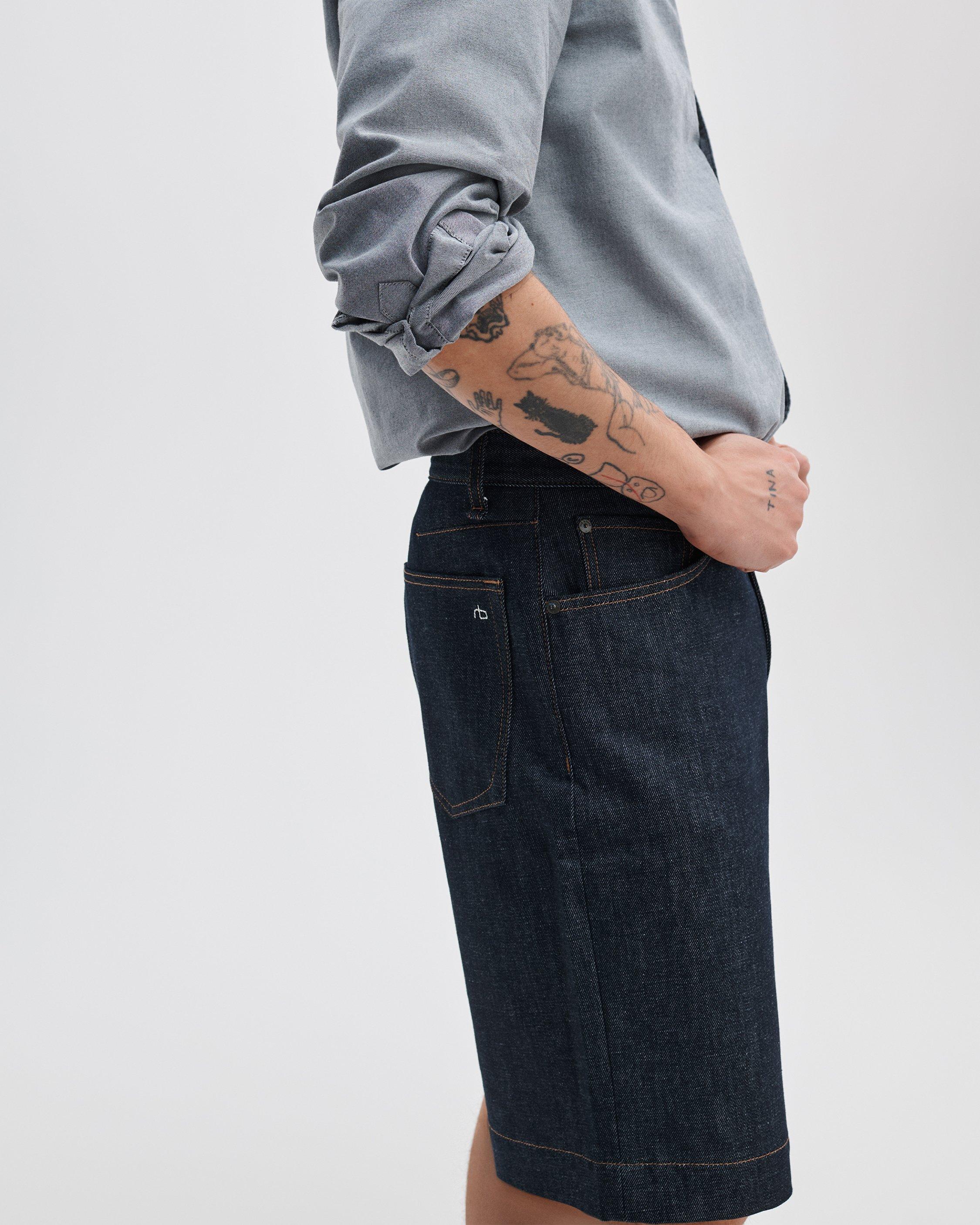 Baggy Denim Shorts image number 4