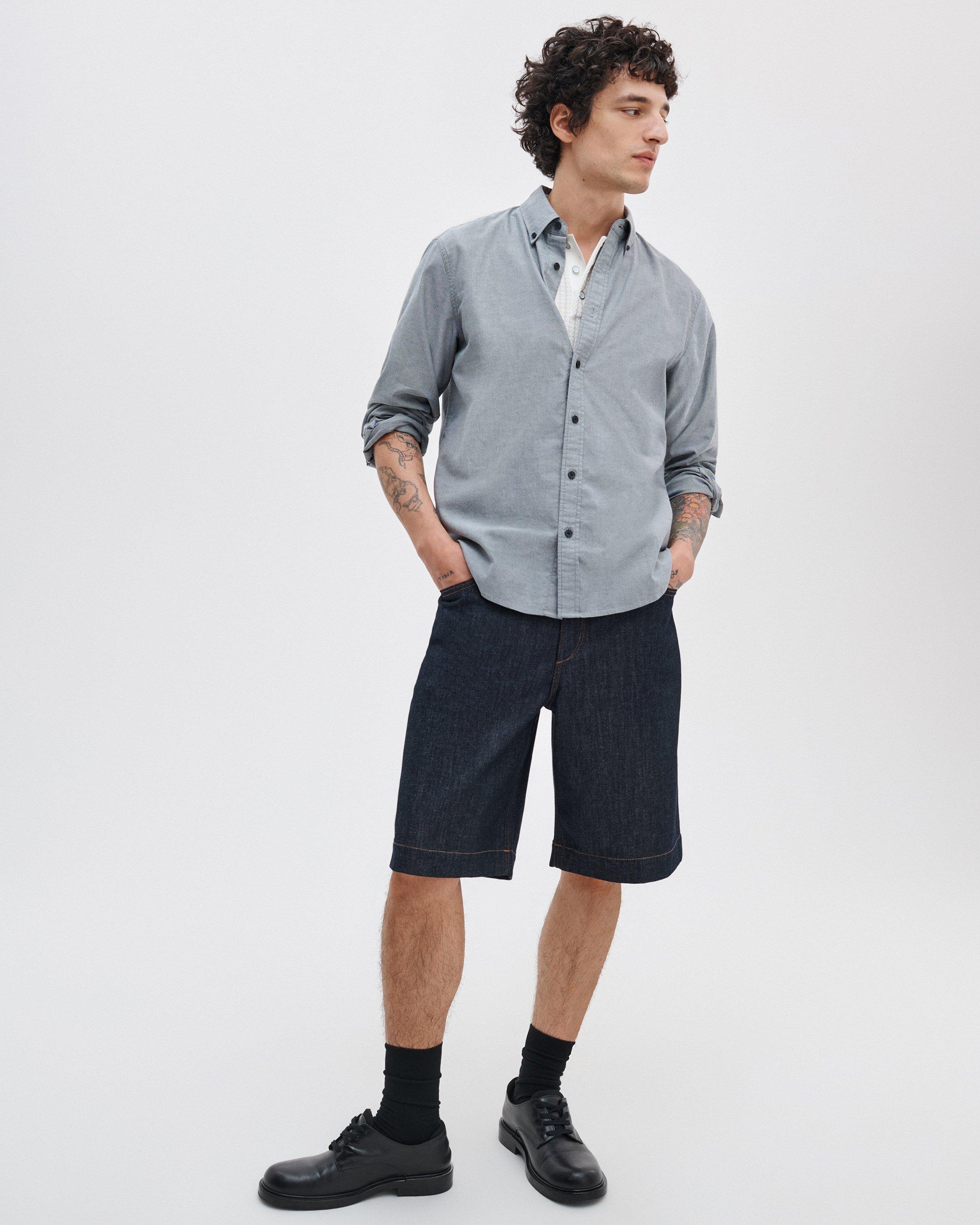 Baggy Denim Shorts image number 6
