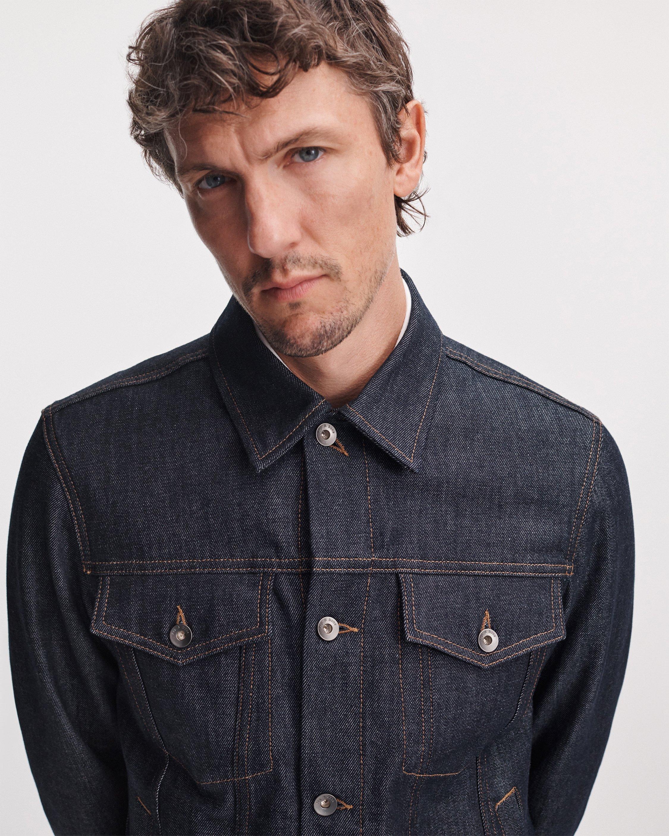 rb 3 Raw Denim Trucker Jacket image number 3