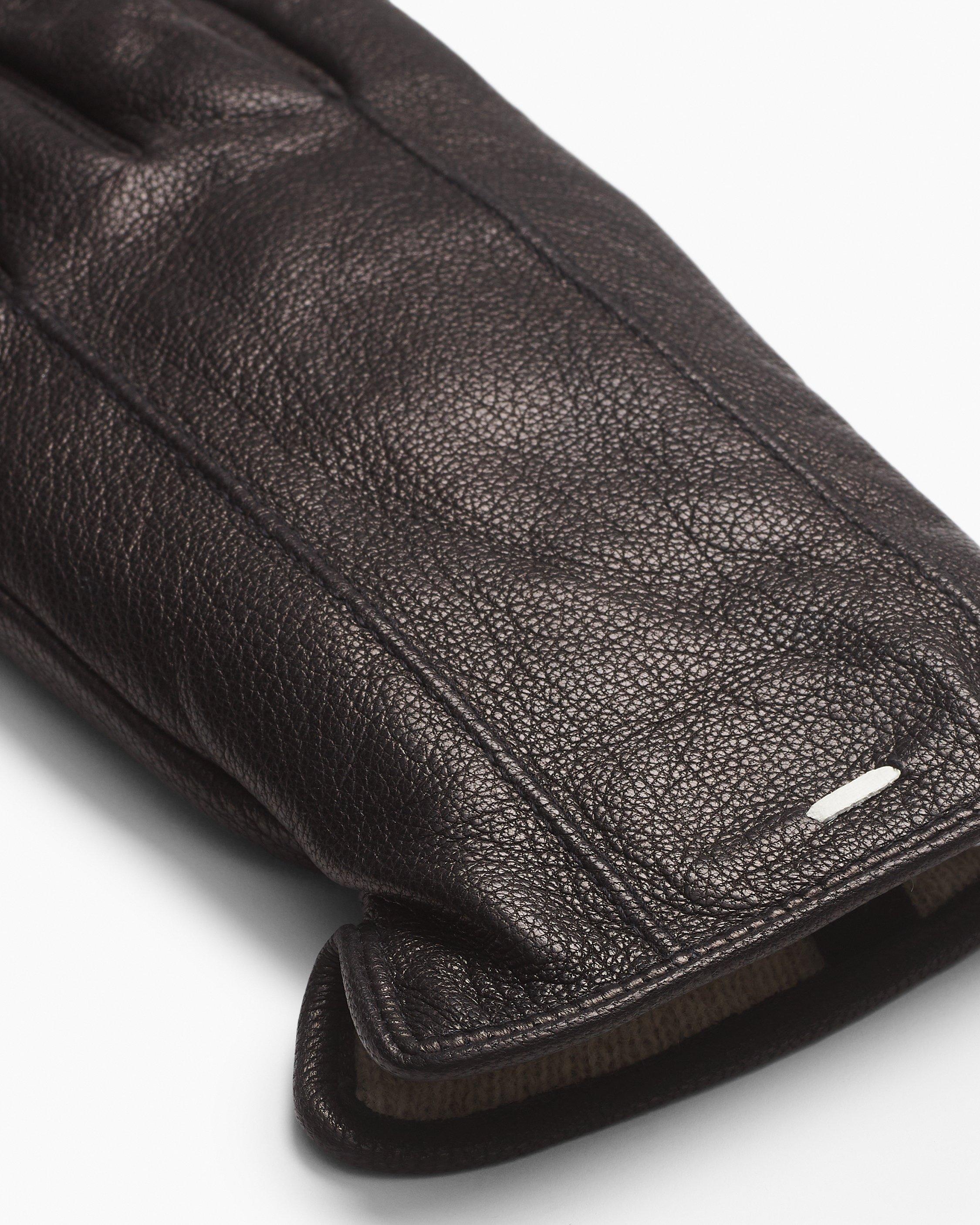 rag &bone メンズレザー手袋 Evan Leather Gloves - Black | rag & bone