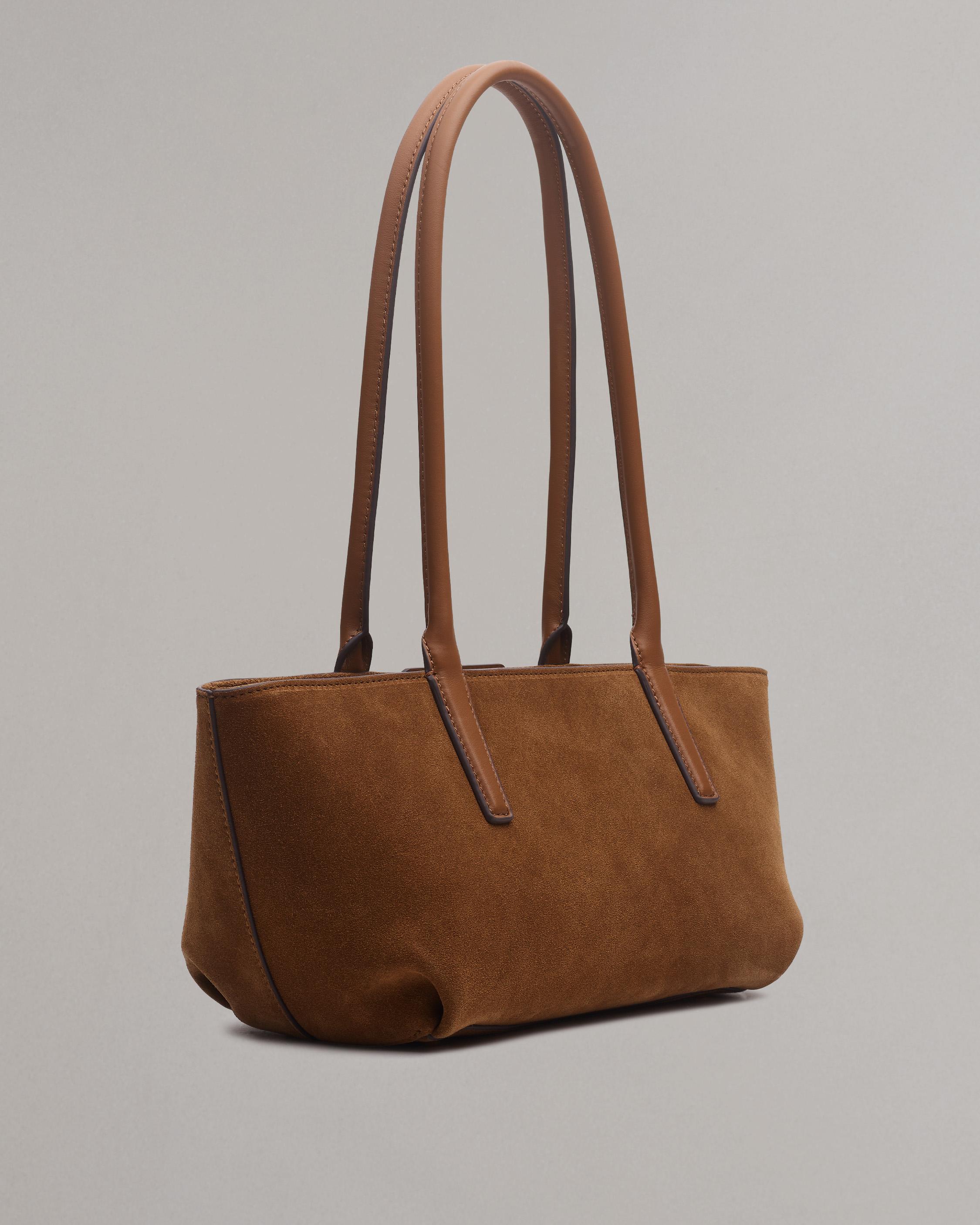 Realm Italian Suede Satchel image number 2