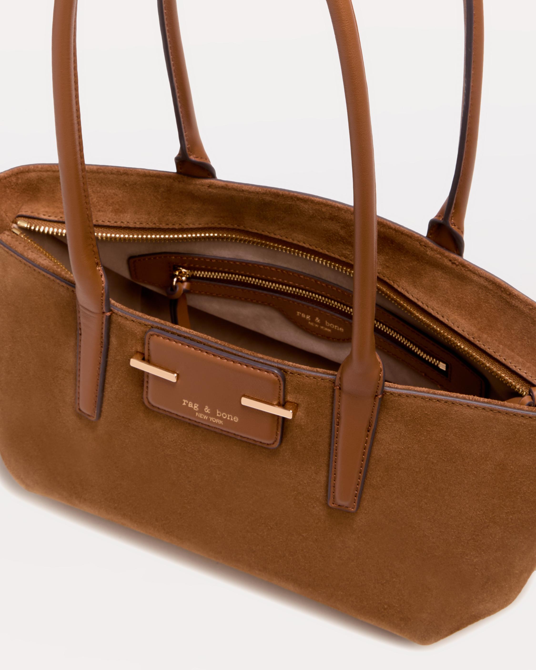 Realm Suede Satchel image number 4