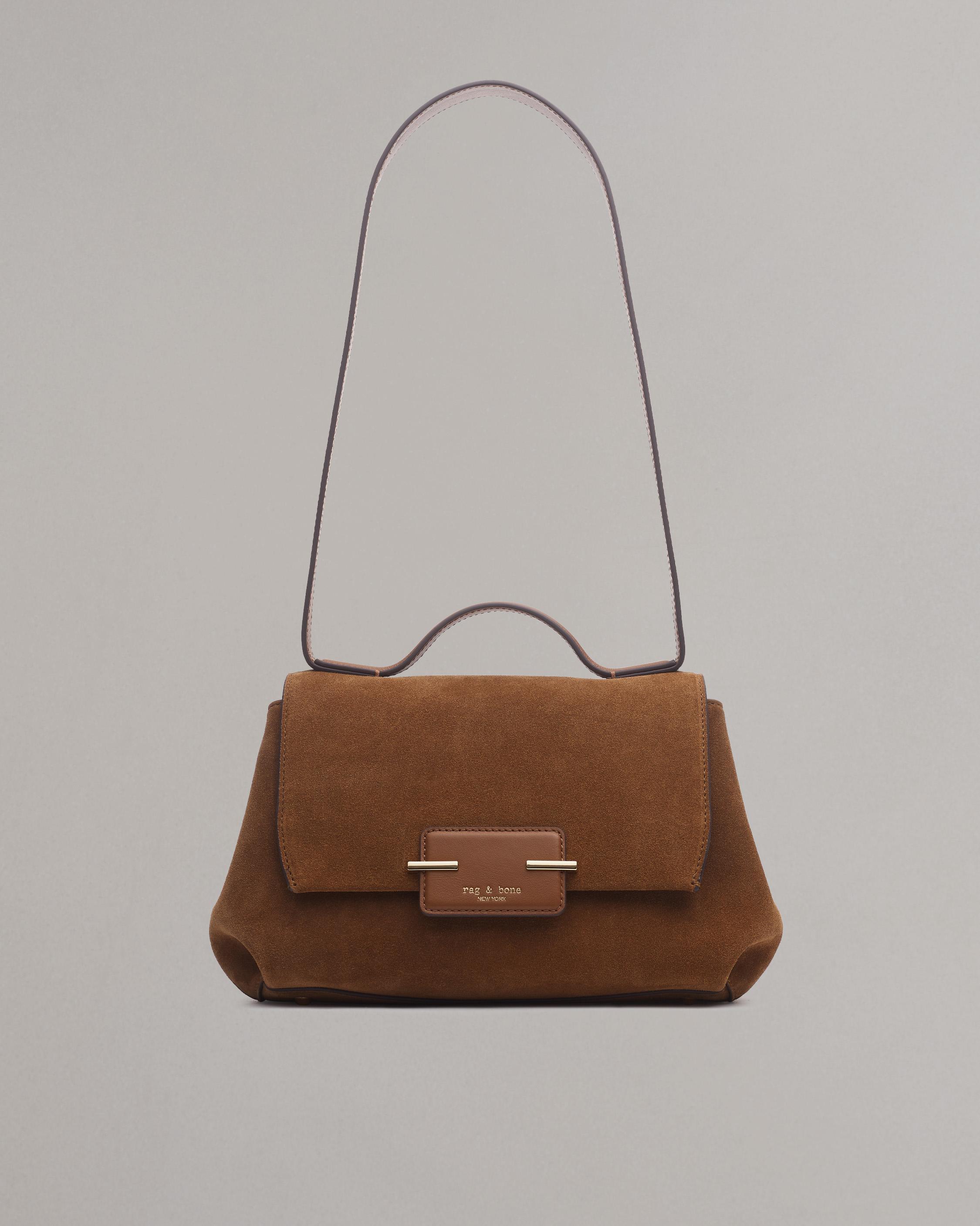 Realm Italian Suede Top Handle Bag image number 1