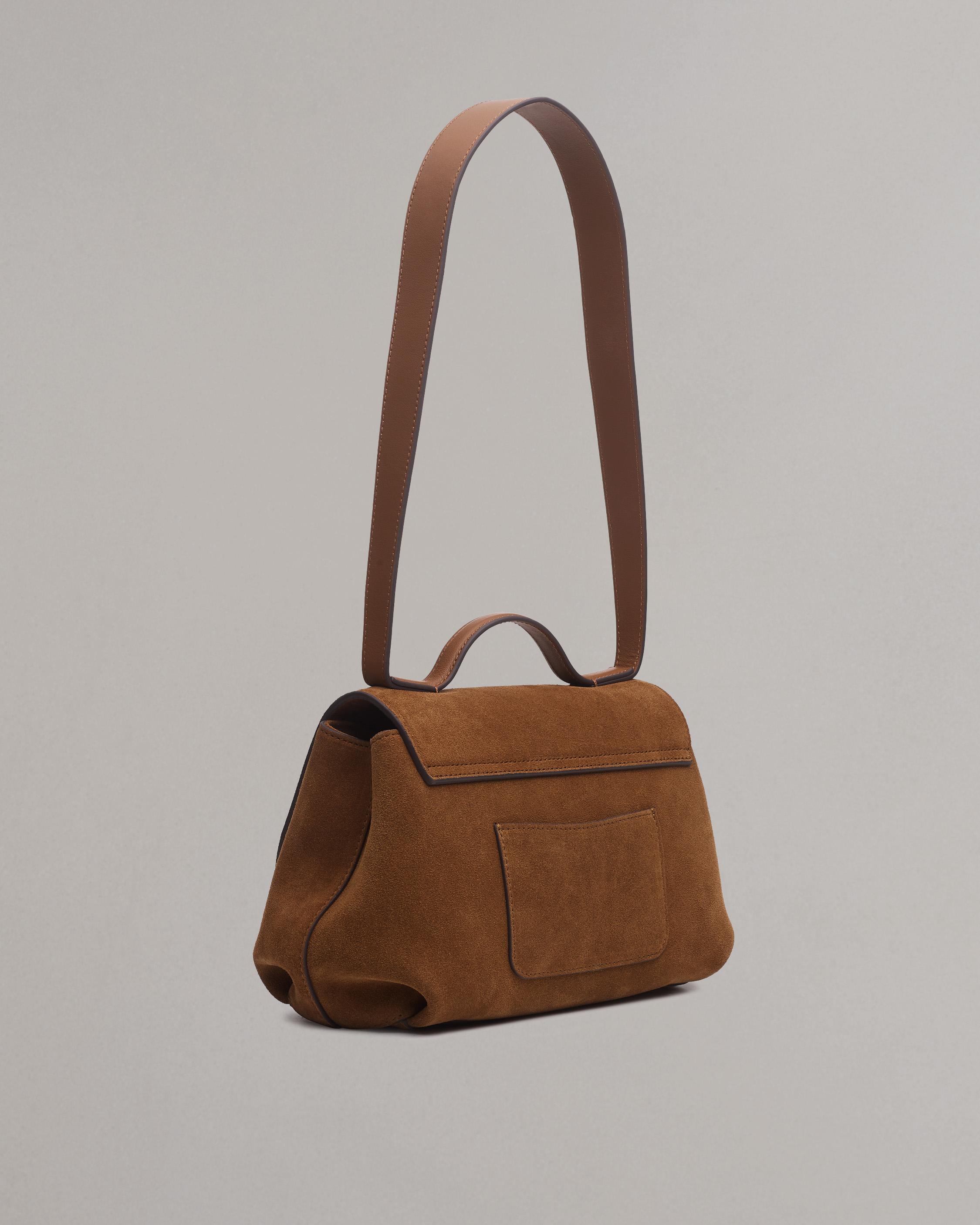 Realm Italian Suede Top Handle Bag image number 2