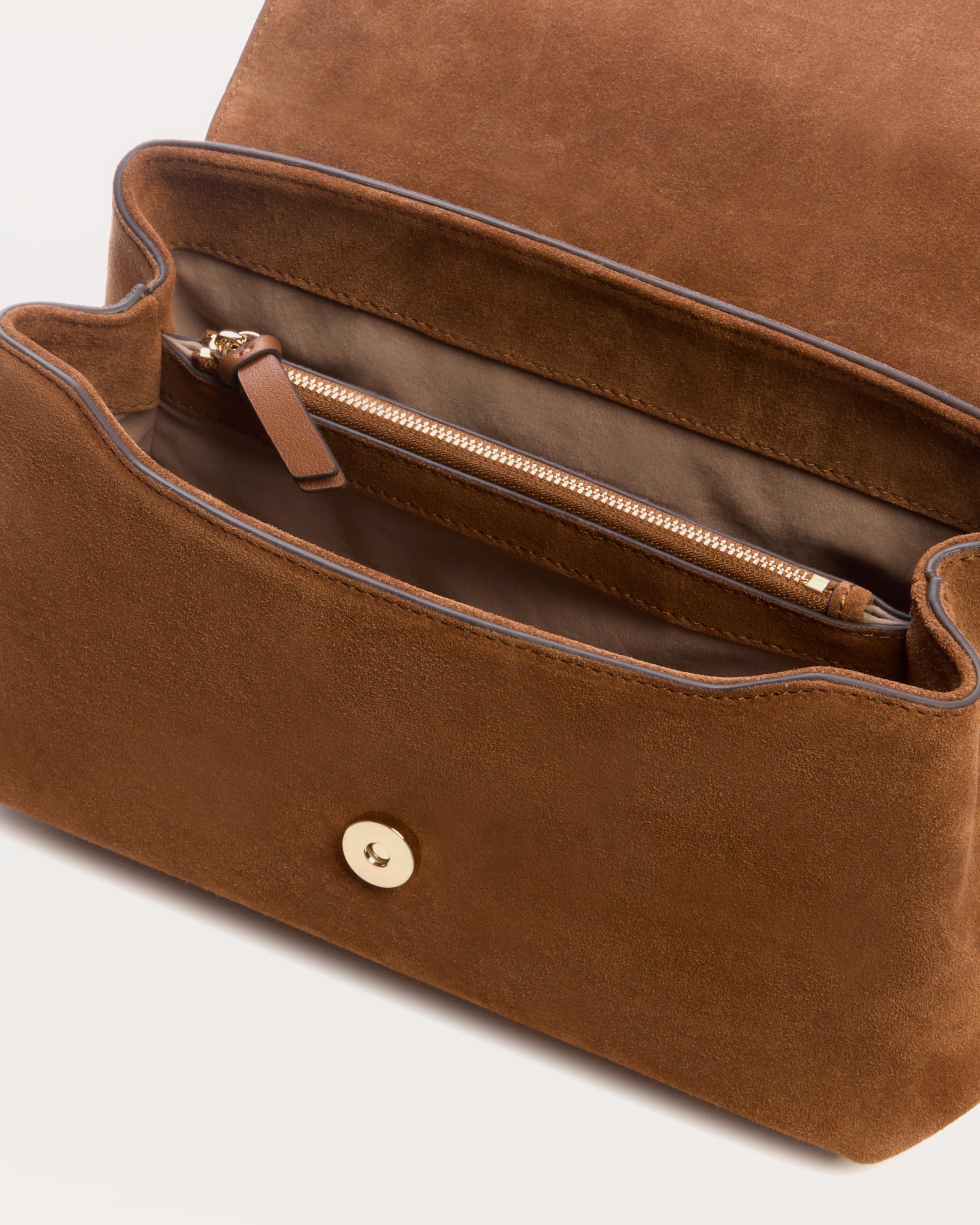 Realm Suede Top Handle Bag image number 4
