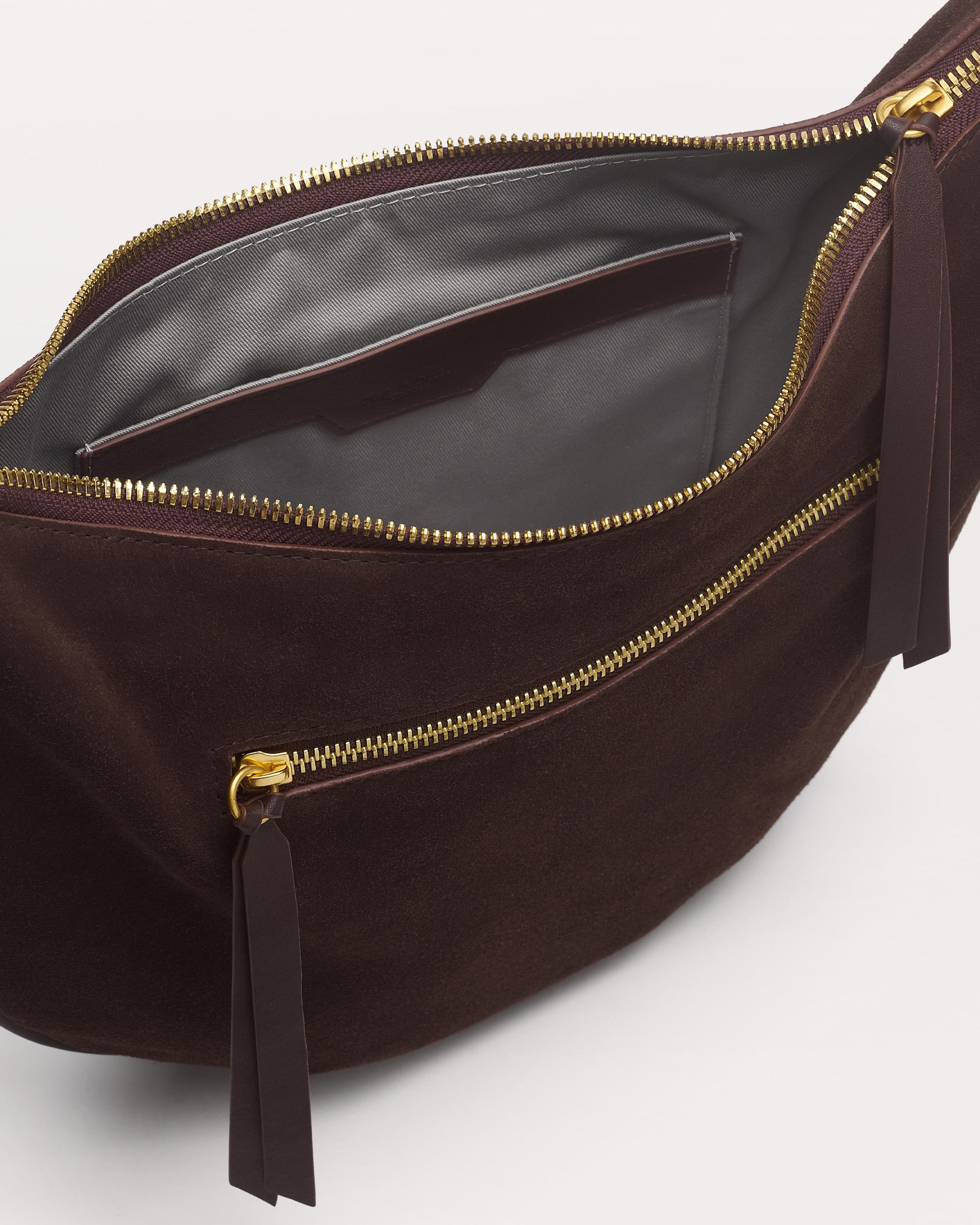 Mercer Medium Suede Shoulder Bag image number 5