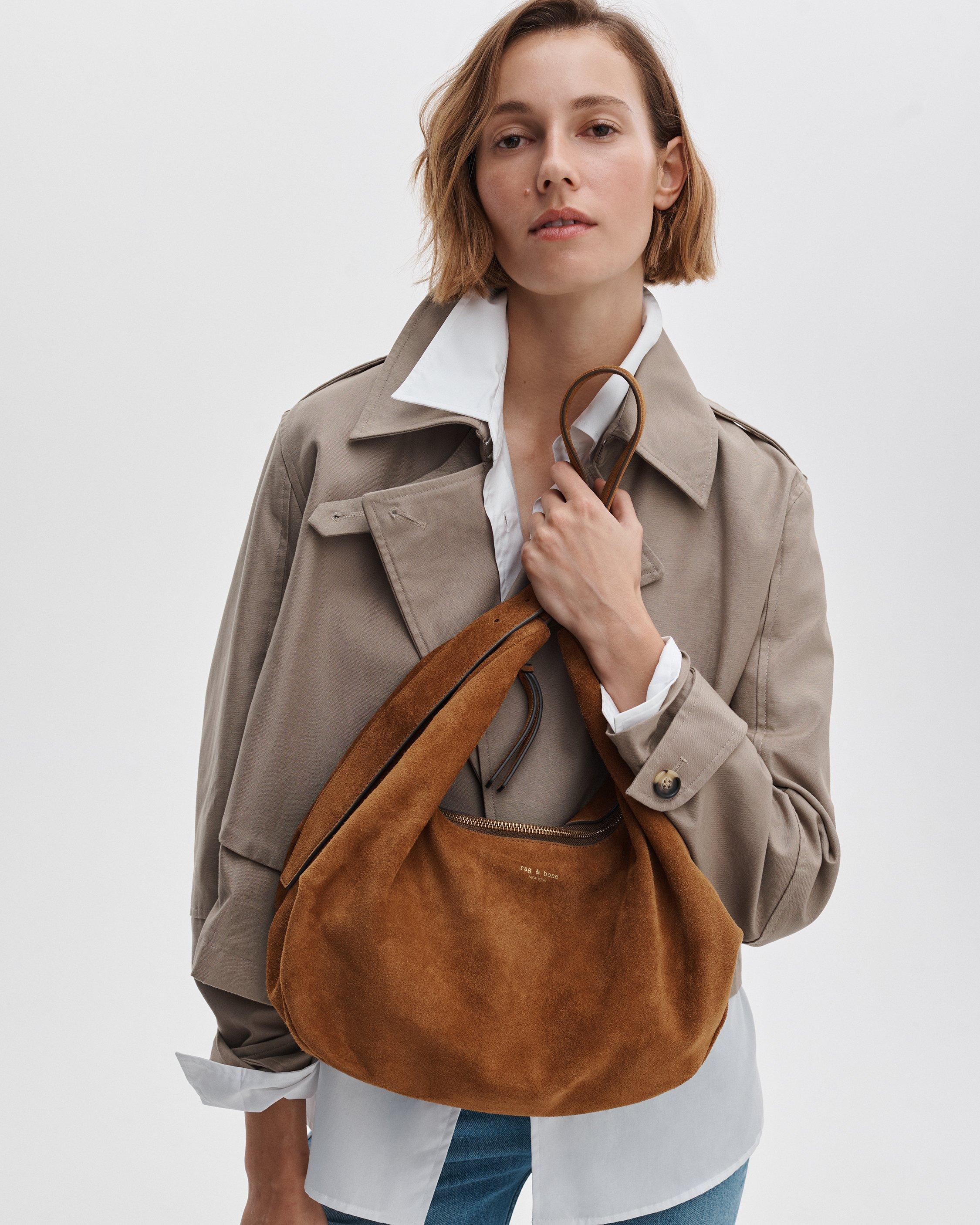 Hudson Large Suede Hobo image number 2
