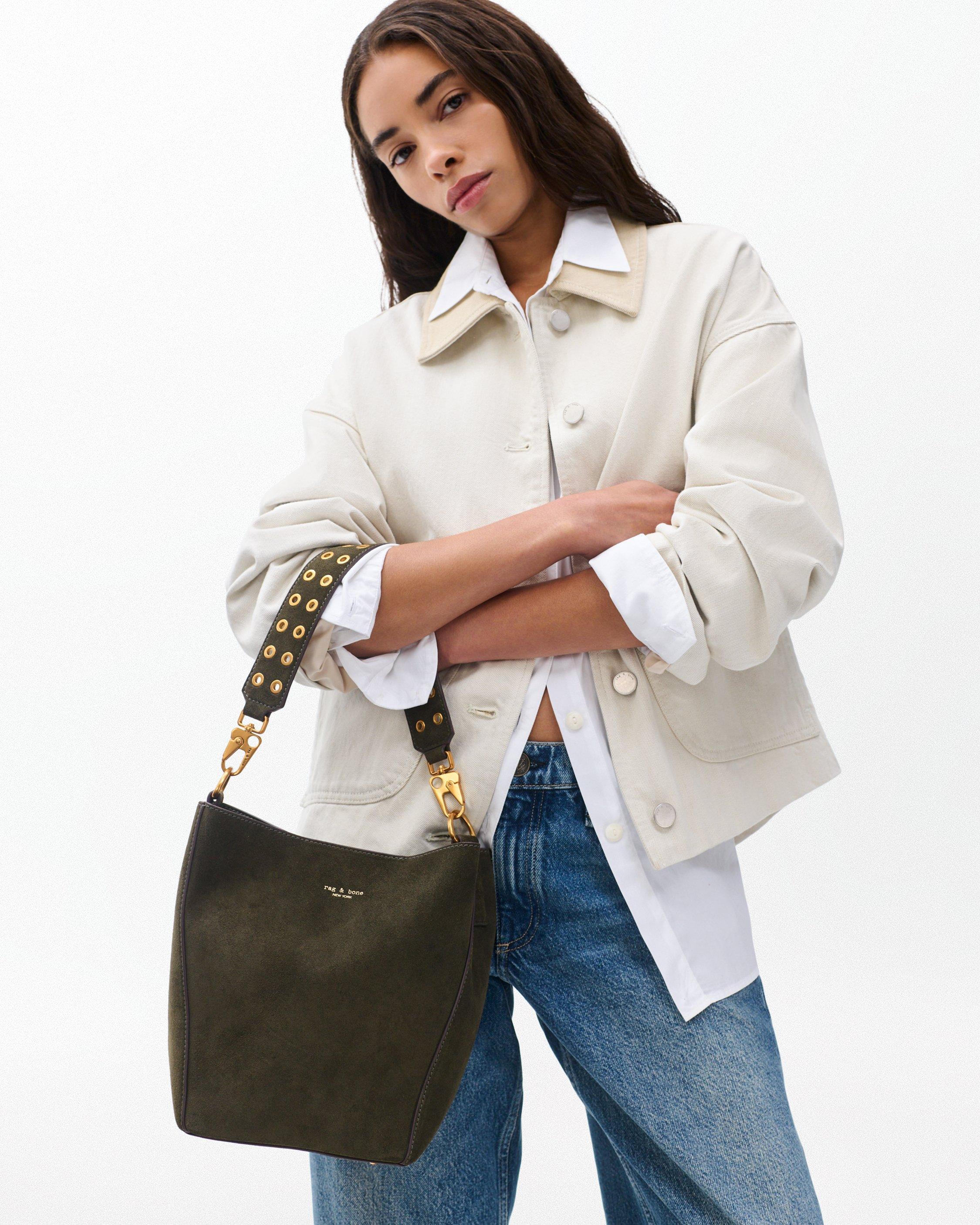 Parker Suede Bucket Bag image number 2