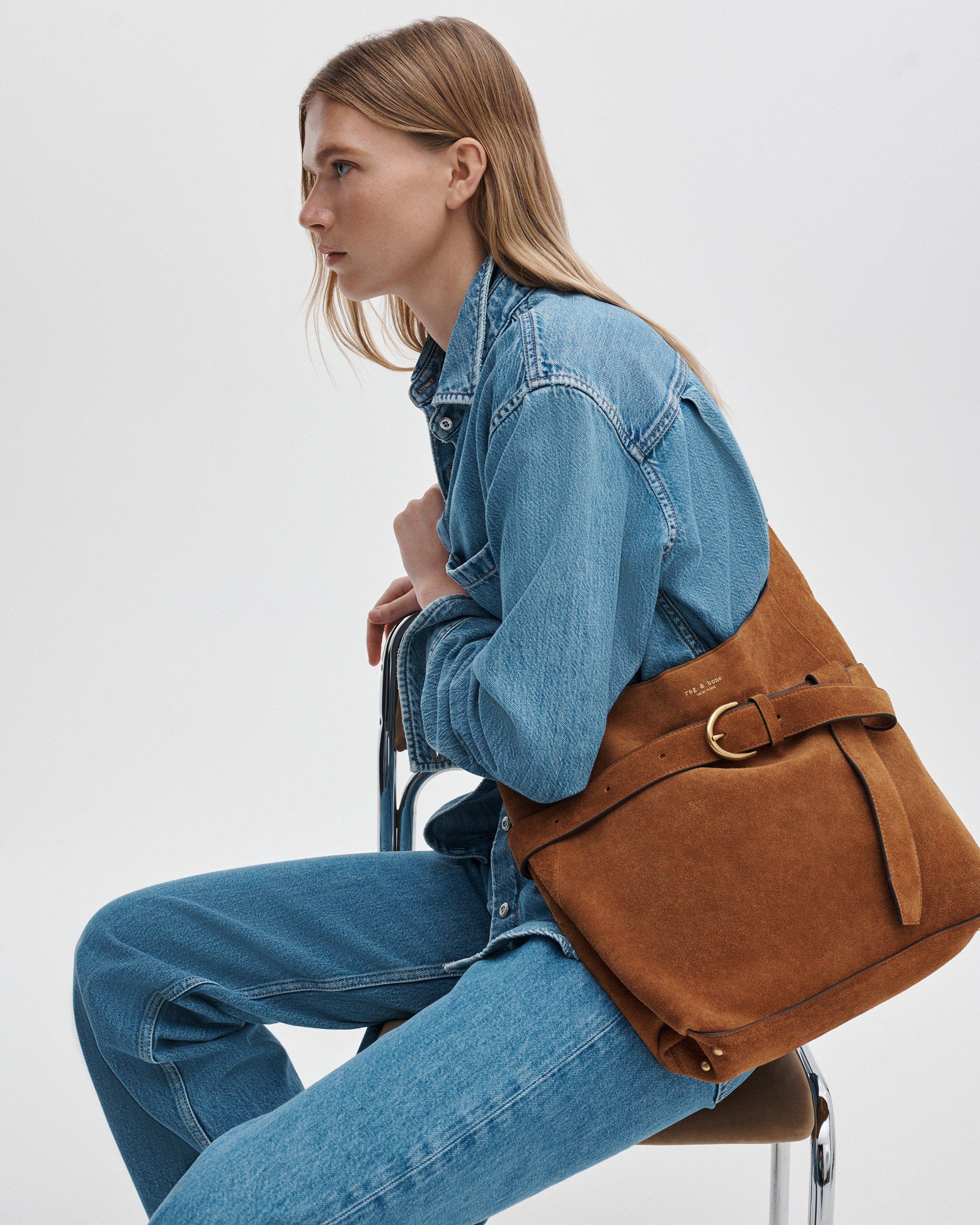 Lexington Suede Bucket Bag image number 2