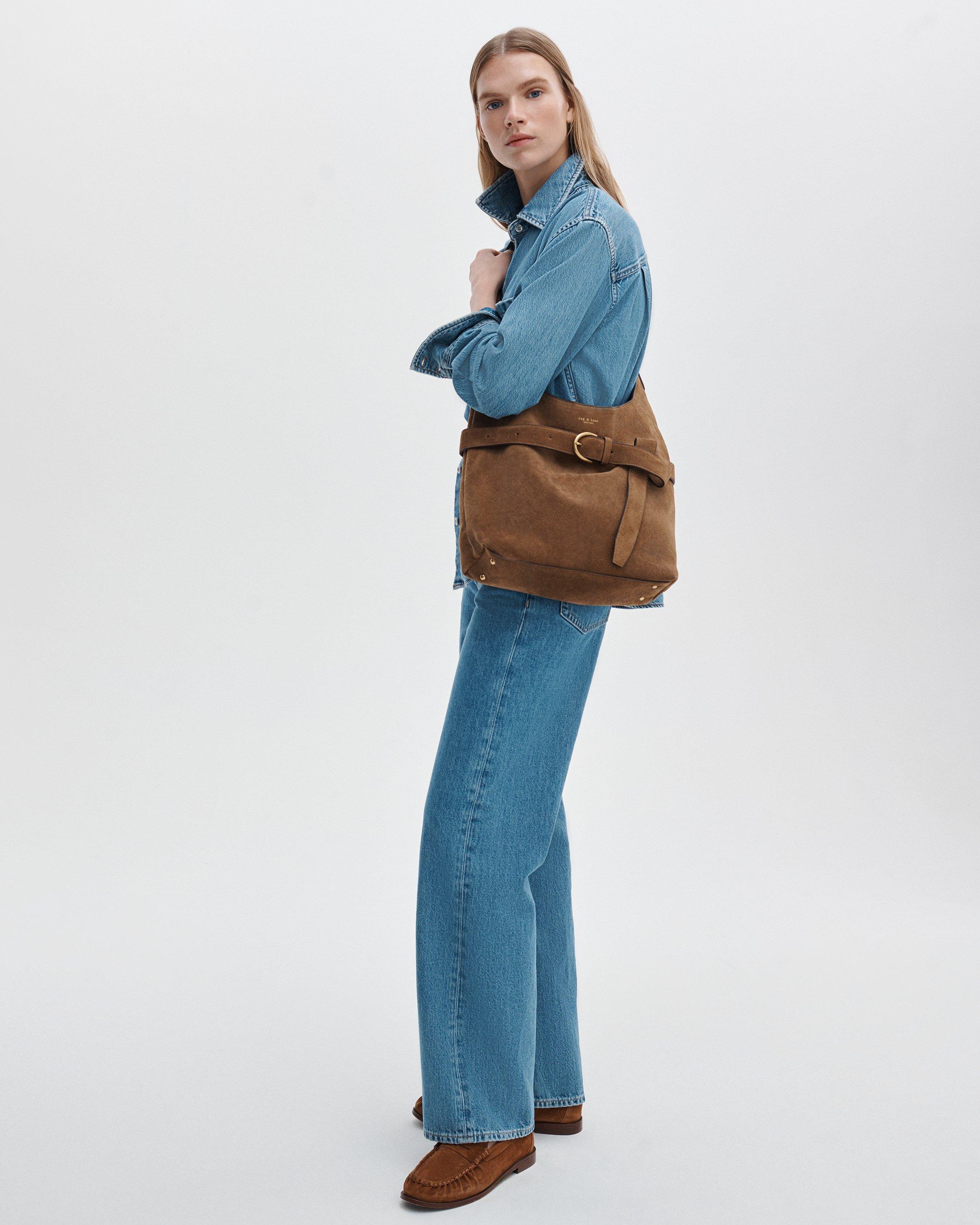 Lexington Suede Bucket Bag image number 3
