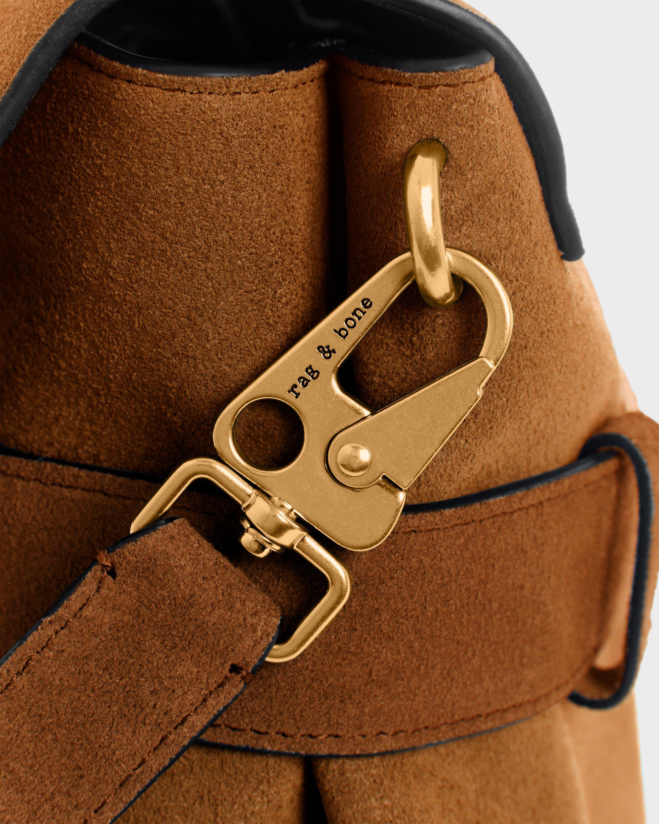 Lexington Suede Flap Bag - Golden Brown | rag & bone