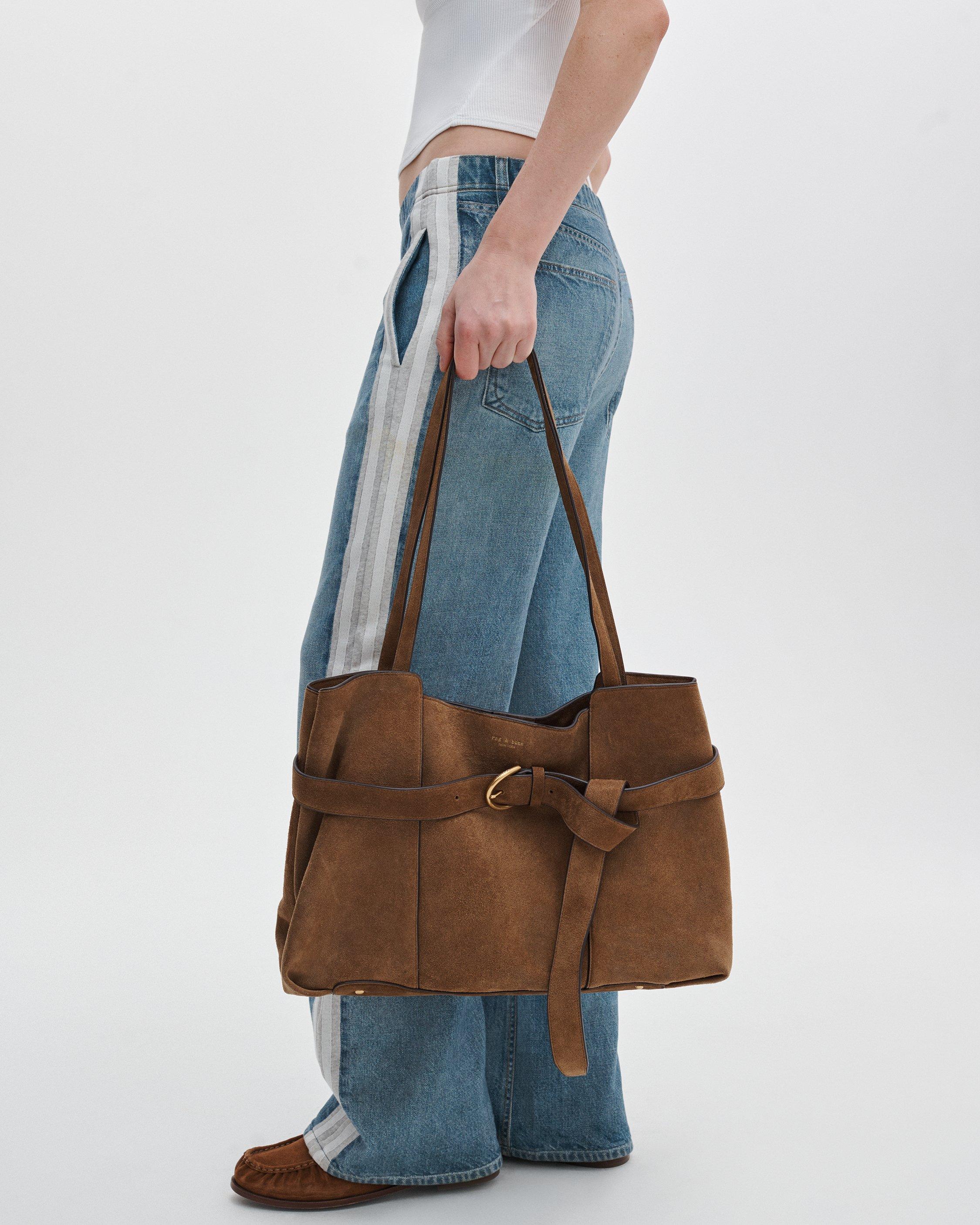 Lexington Large Suede Tote image number 3