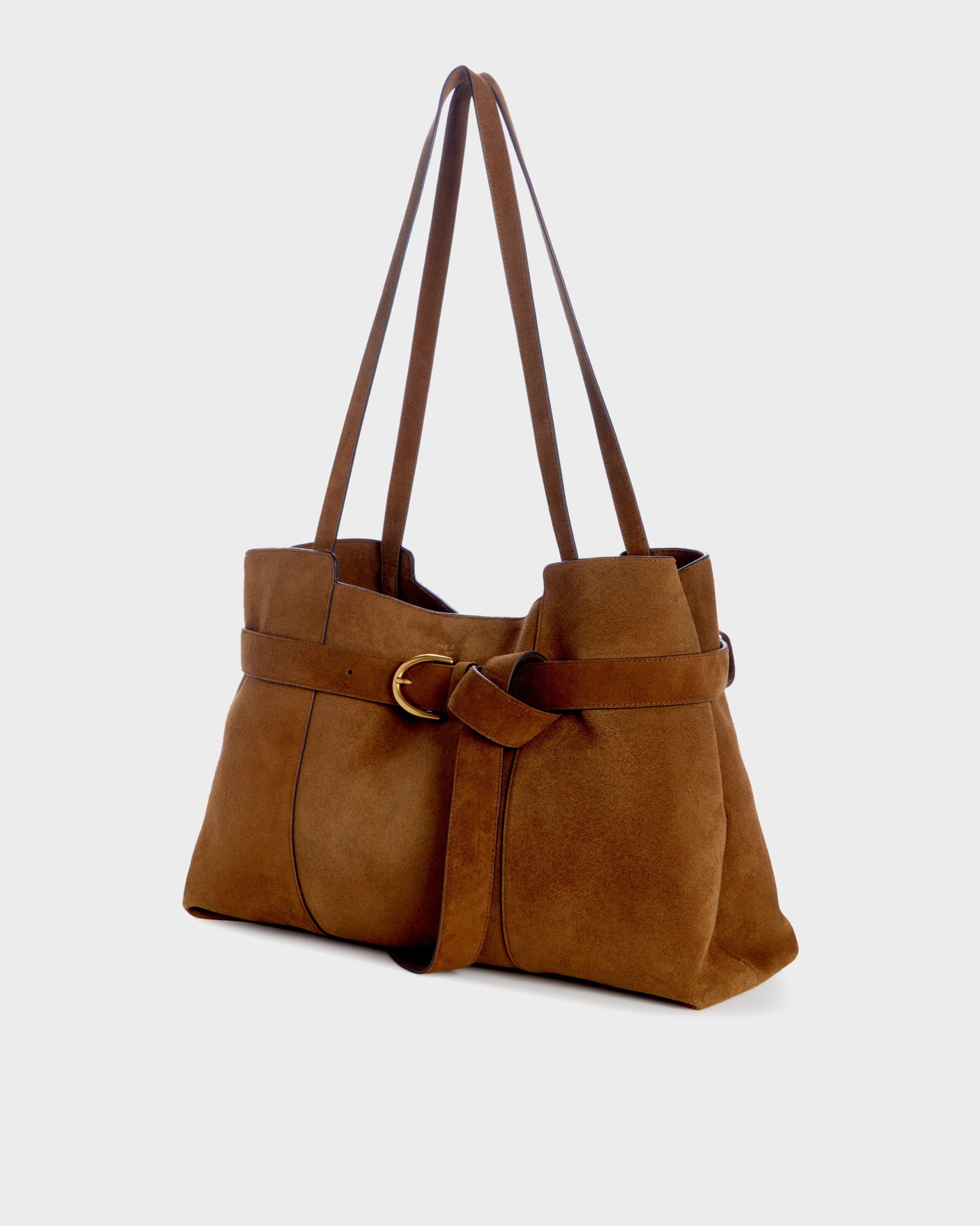 Lexington Large Suede Tote image number 4