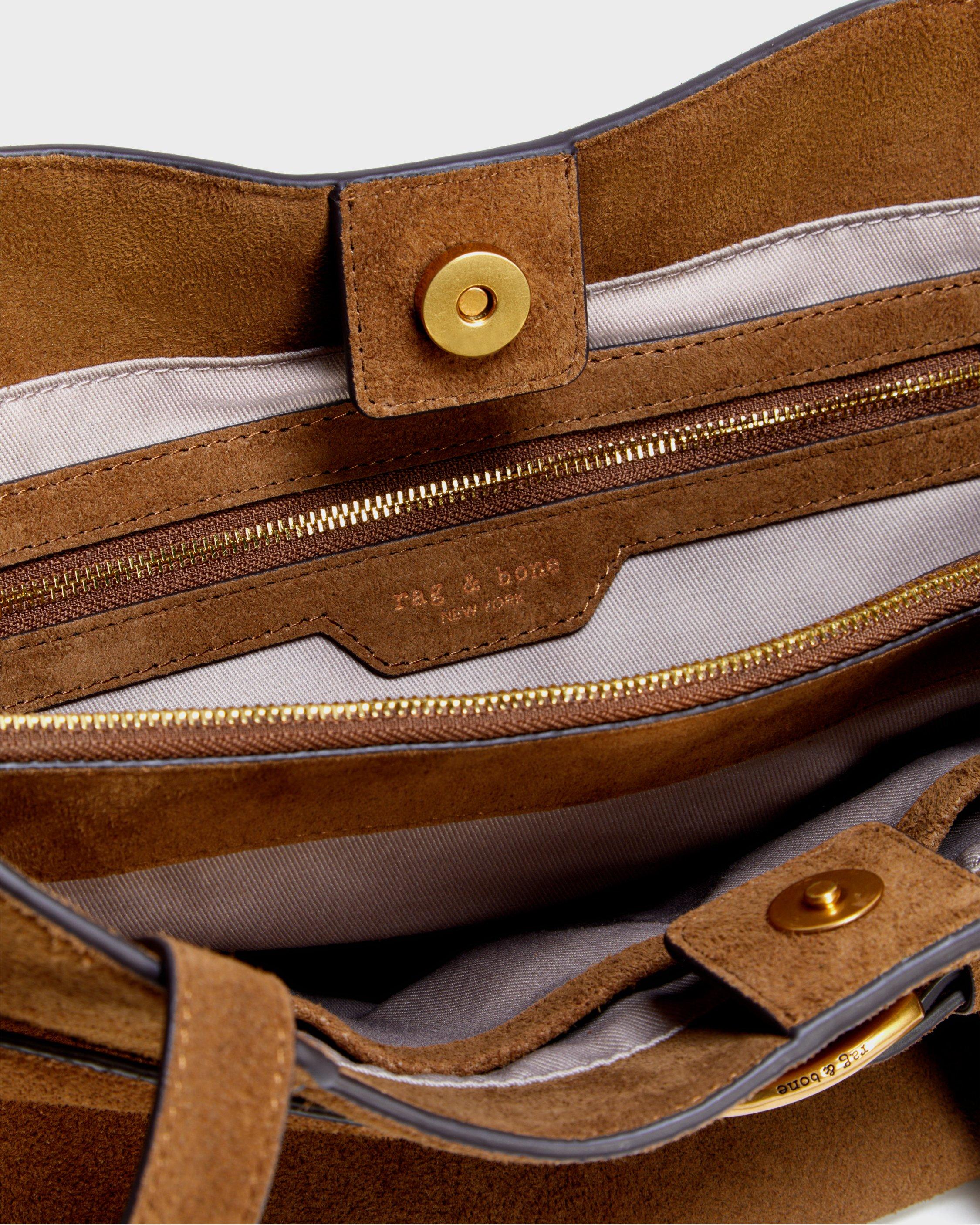 Lexington Large Suede Tote image number 6