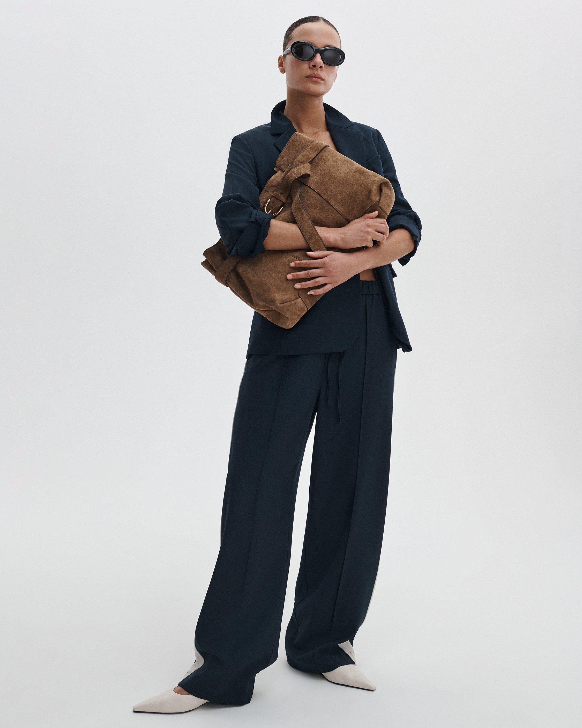 Lexington Large Suede Tote image number 8