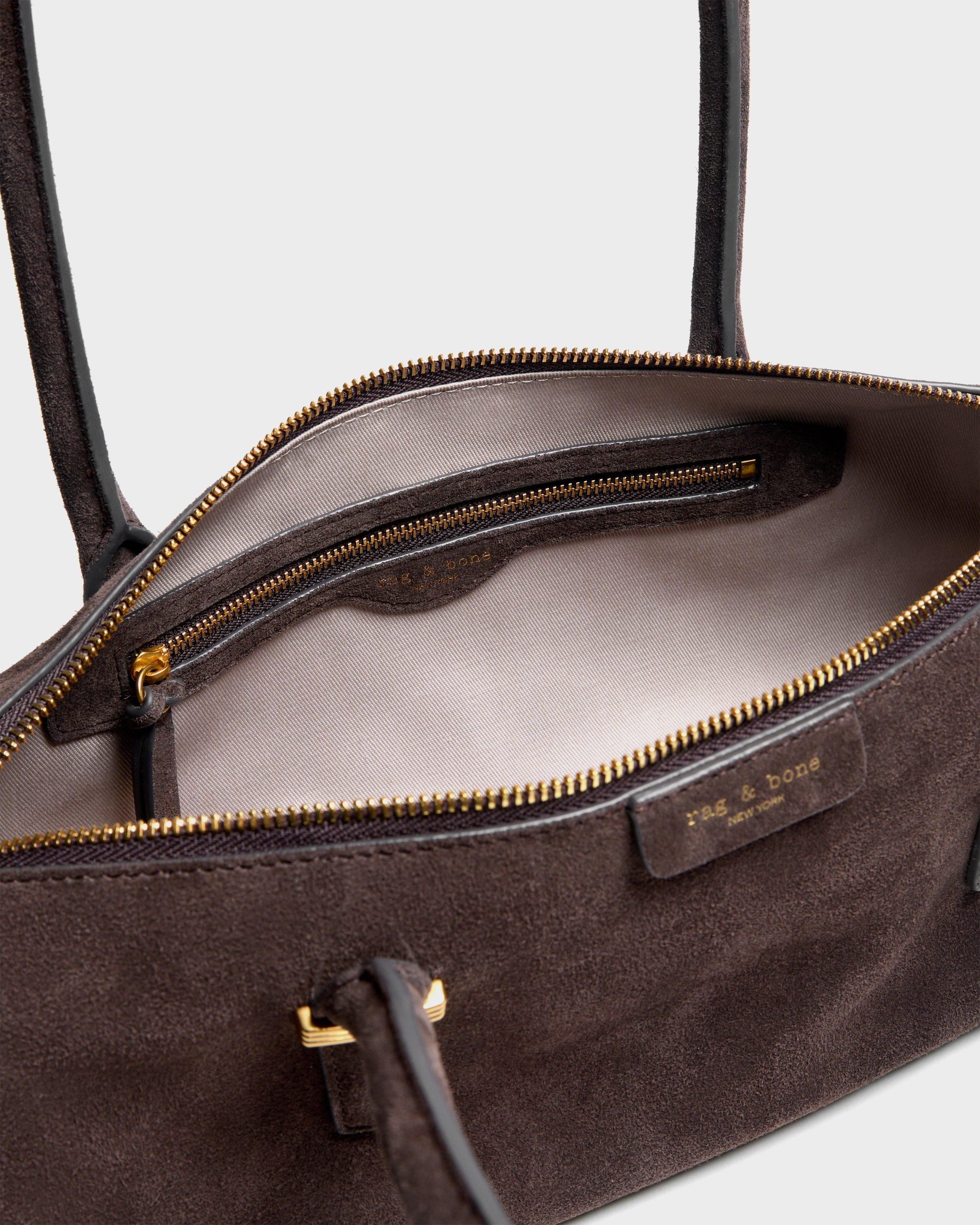 Elmhurst Suede Box Satchel image number 5