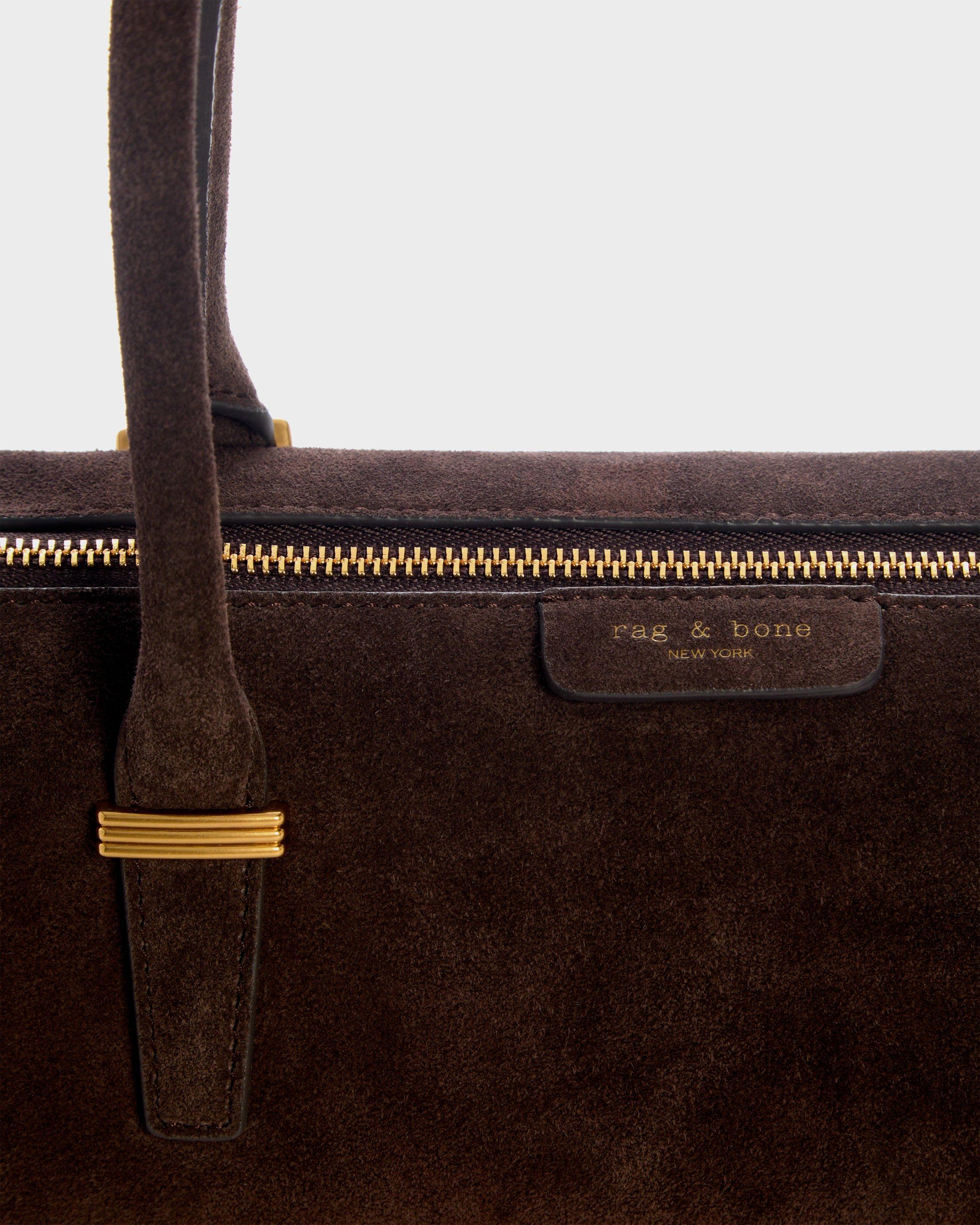Elmhurst Suede Box Satchel image number 6