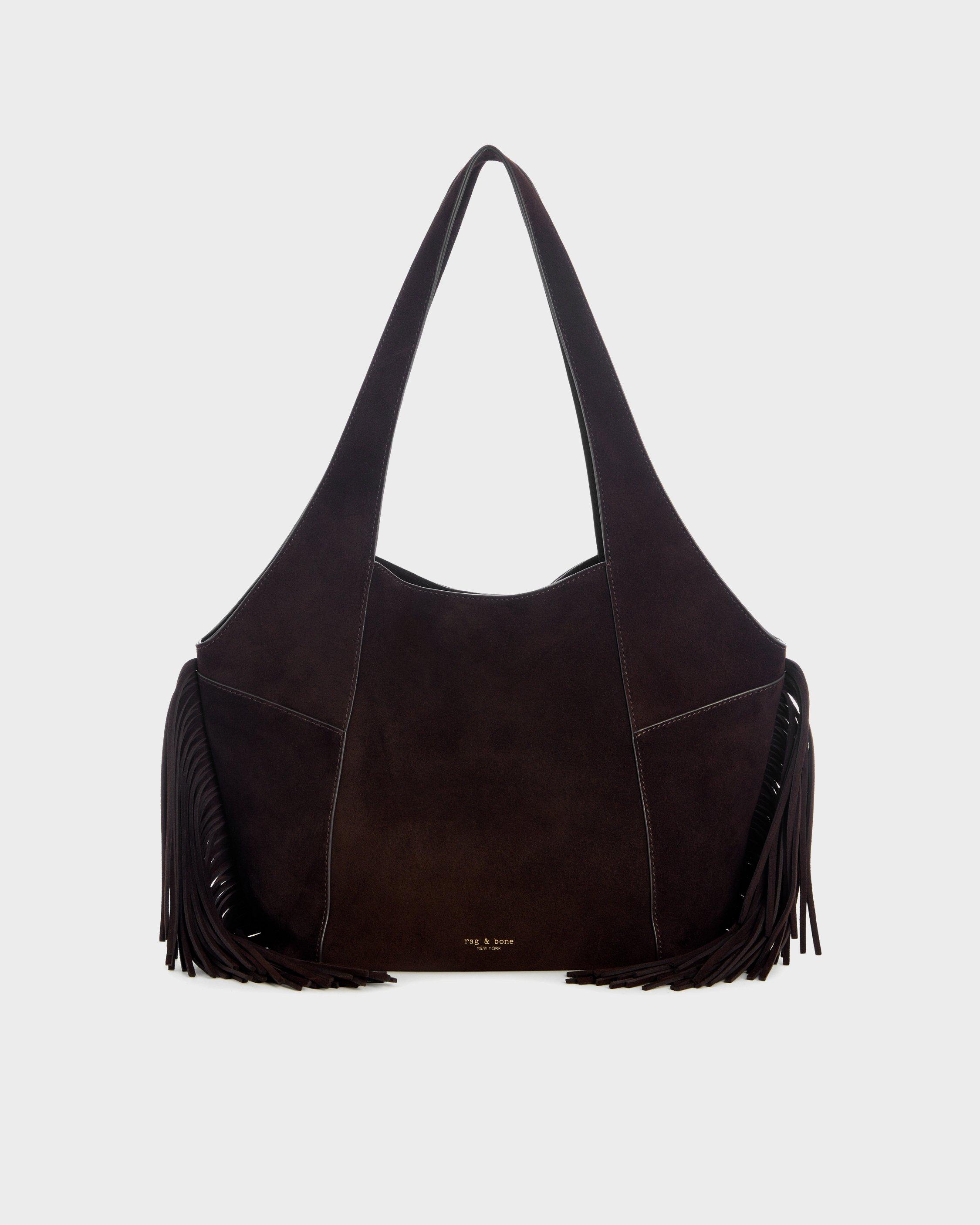 Brayton Suede Fringe Carryall