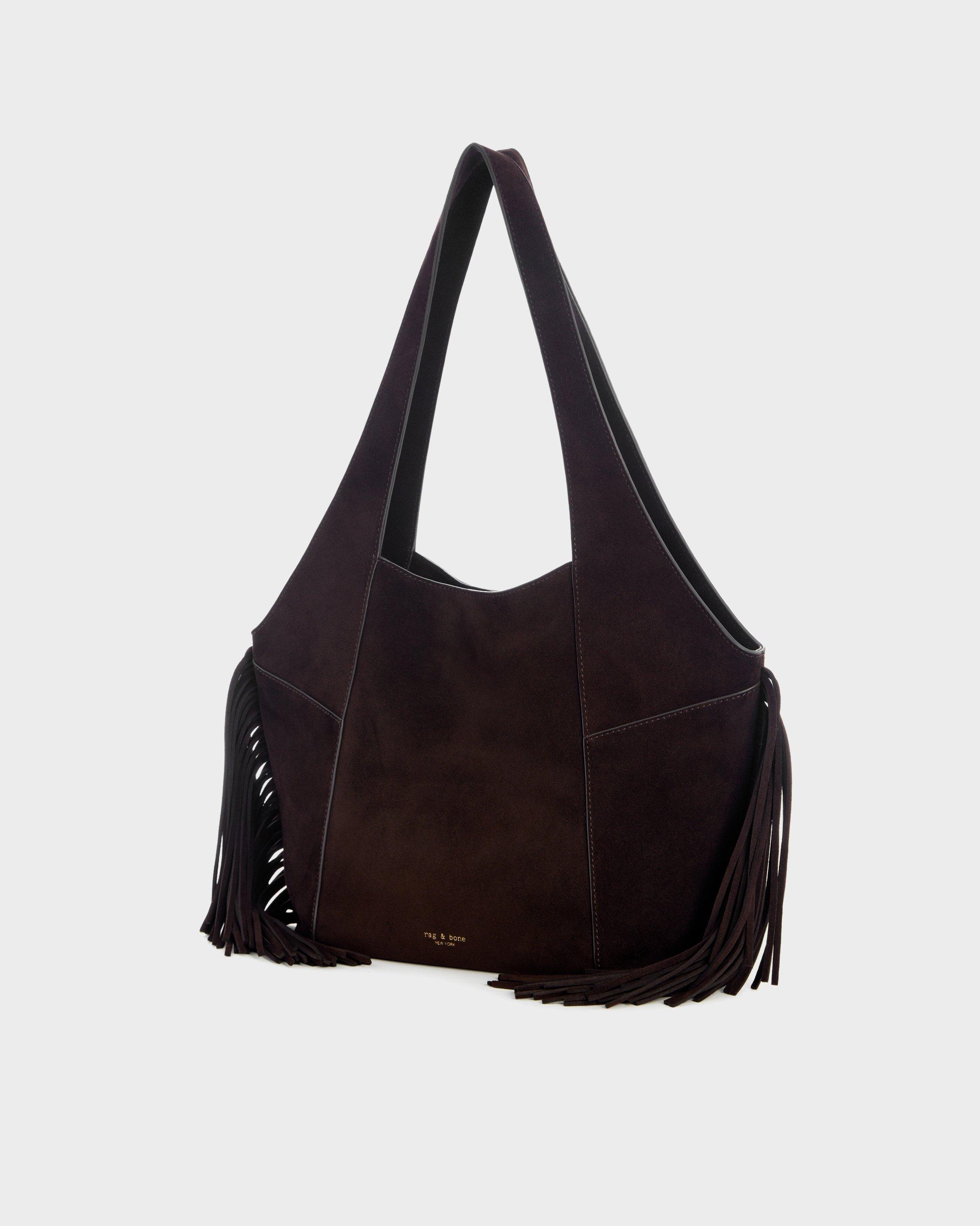 Brayton Suede Fringe Carryall image number 3