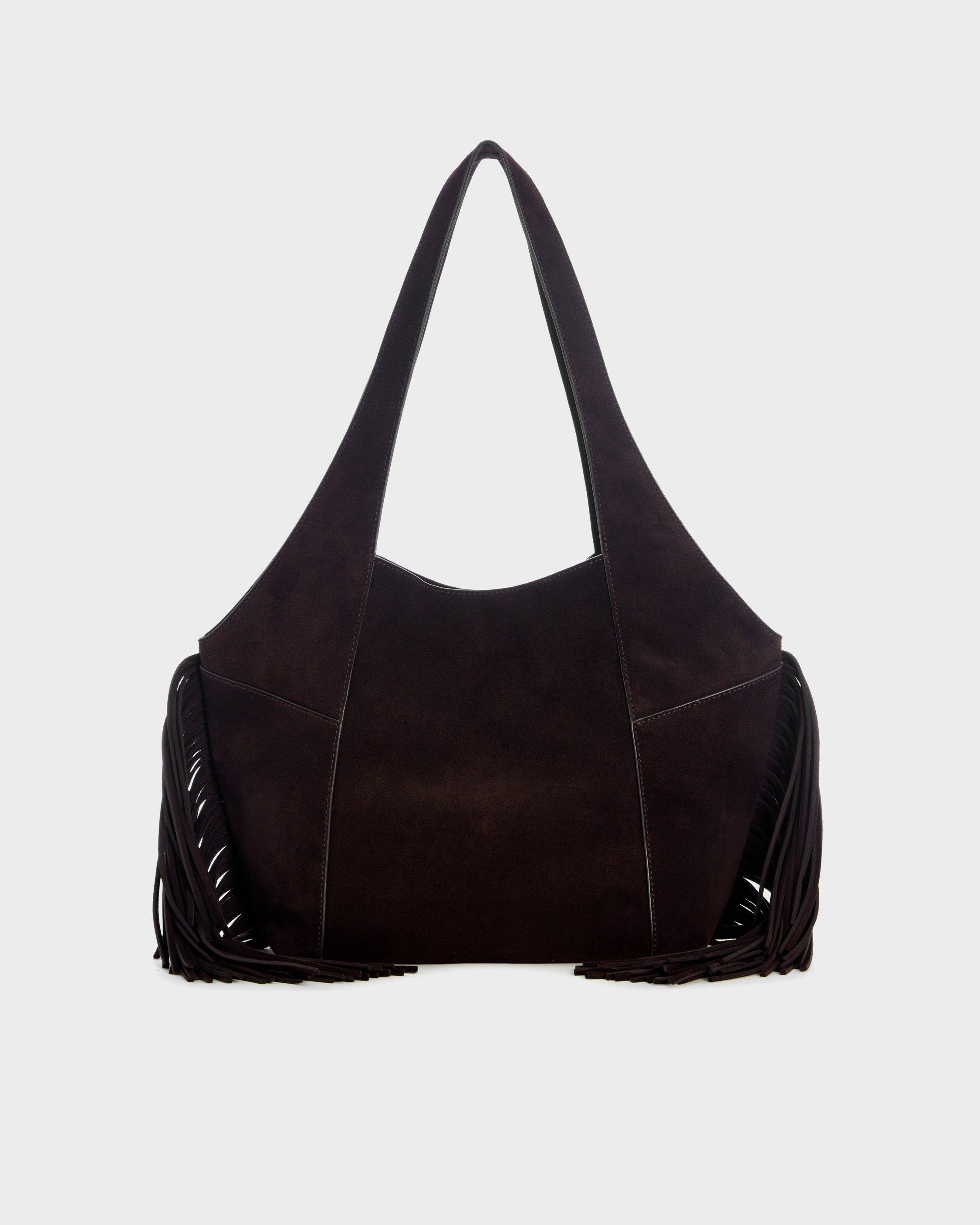 Brayton Suede Fringe Carryall image number 4